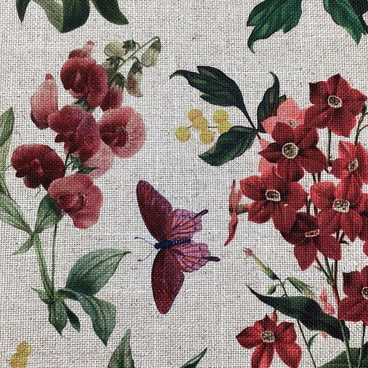 Printed linen viscose fabric by meter SIGRID 124 2