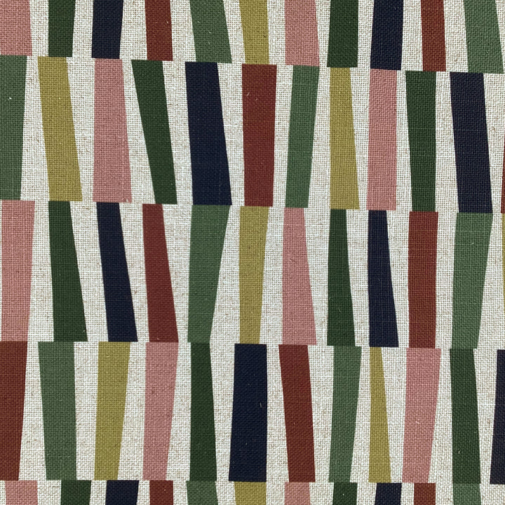 Printed linen viscose fabric by meter SIGRID 124 3