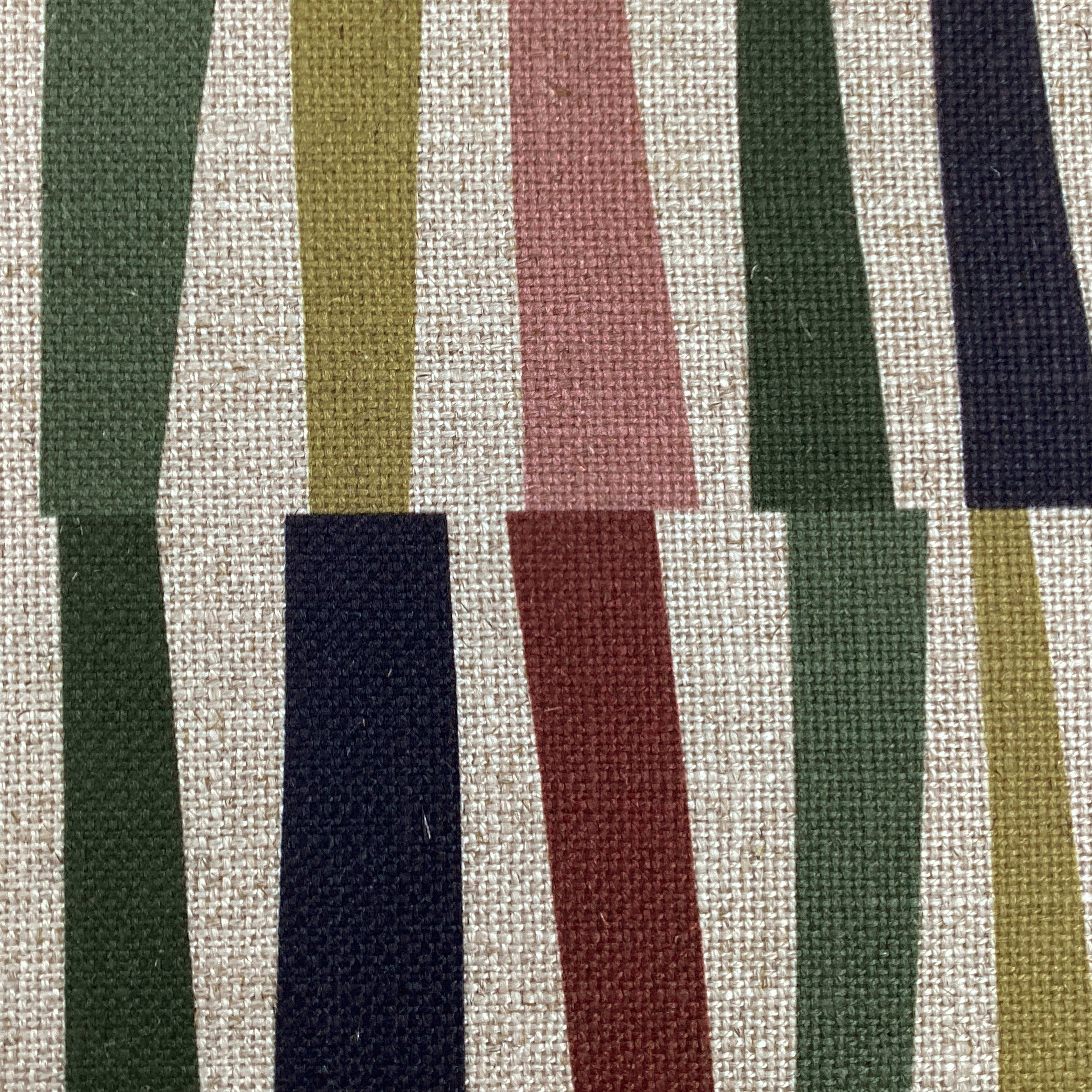 Printed linen viscose fabric by meter SIGRID 124 3