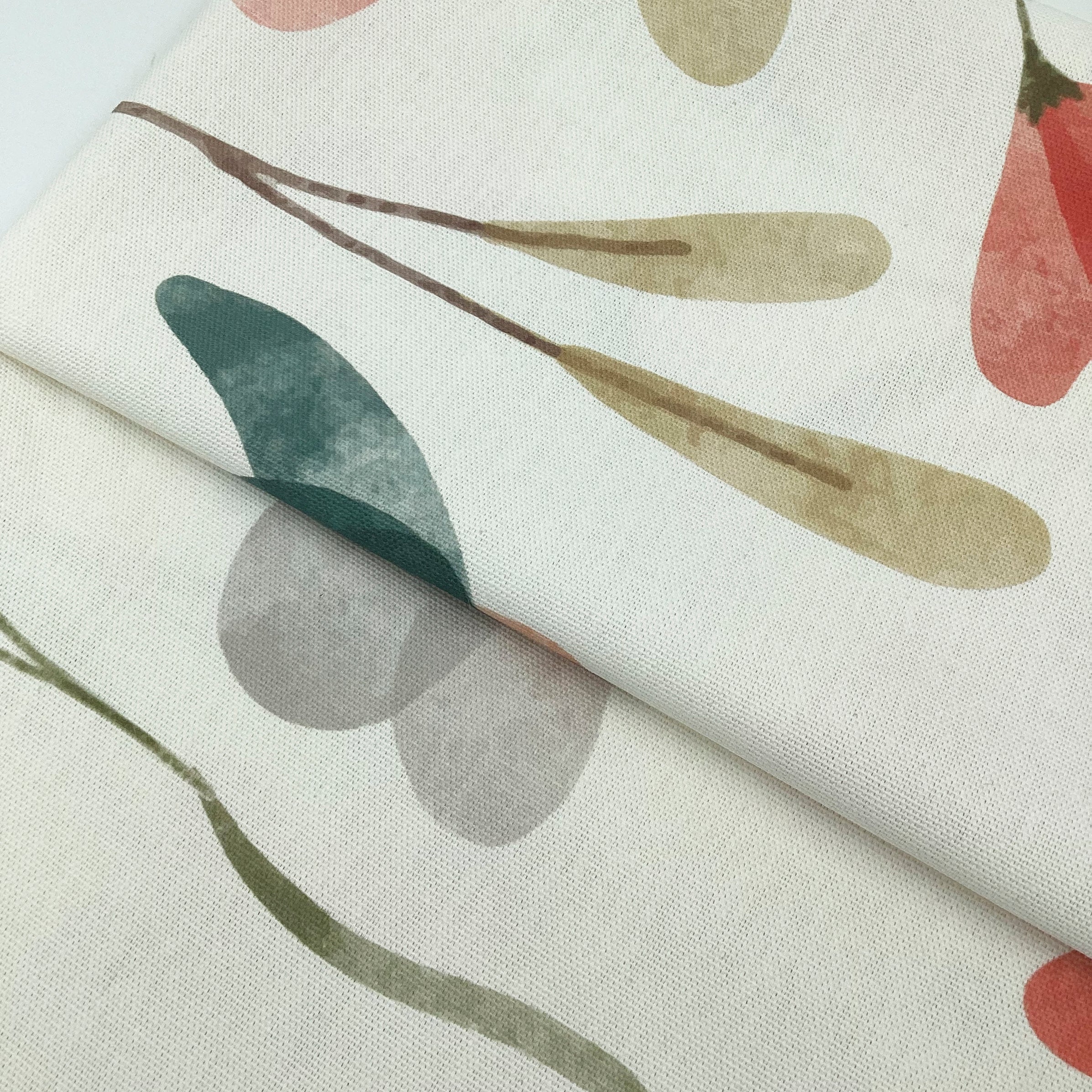 Half panama fabric printed per meter 100% cotton NELE 1