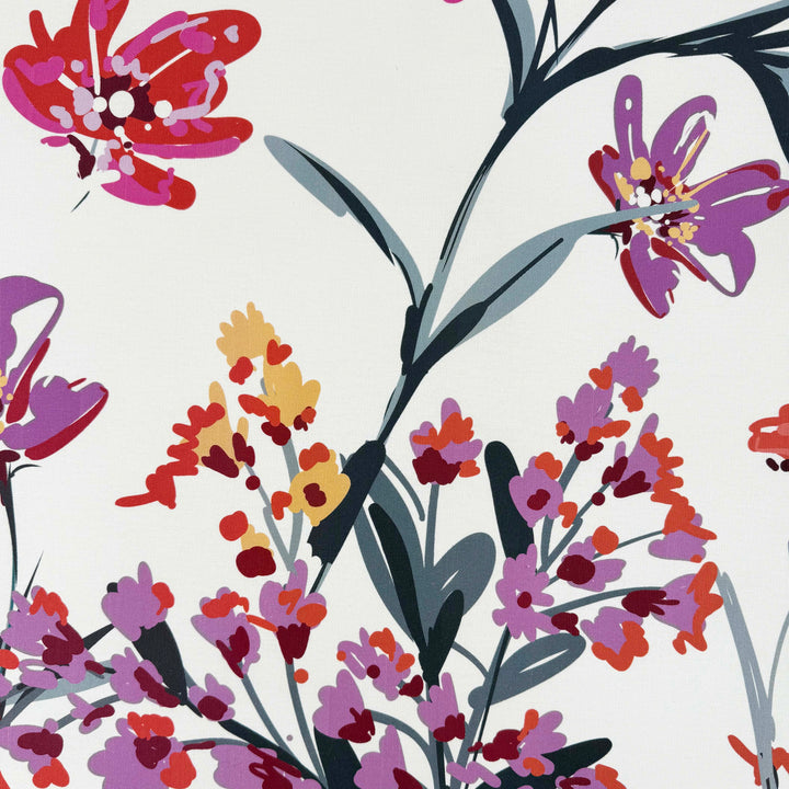 Half panama fabric printed per meter 100% cotton PILU 1