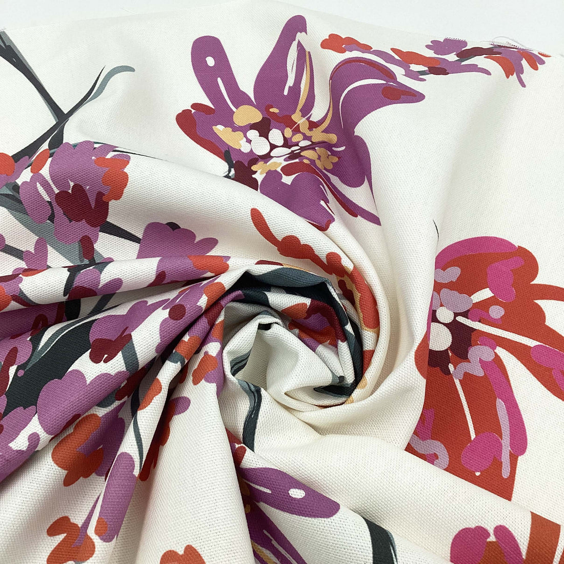 Half panama fabric printed per meter 100% cotton PILU 1