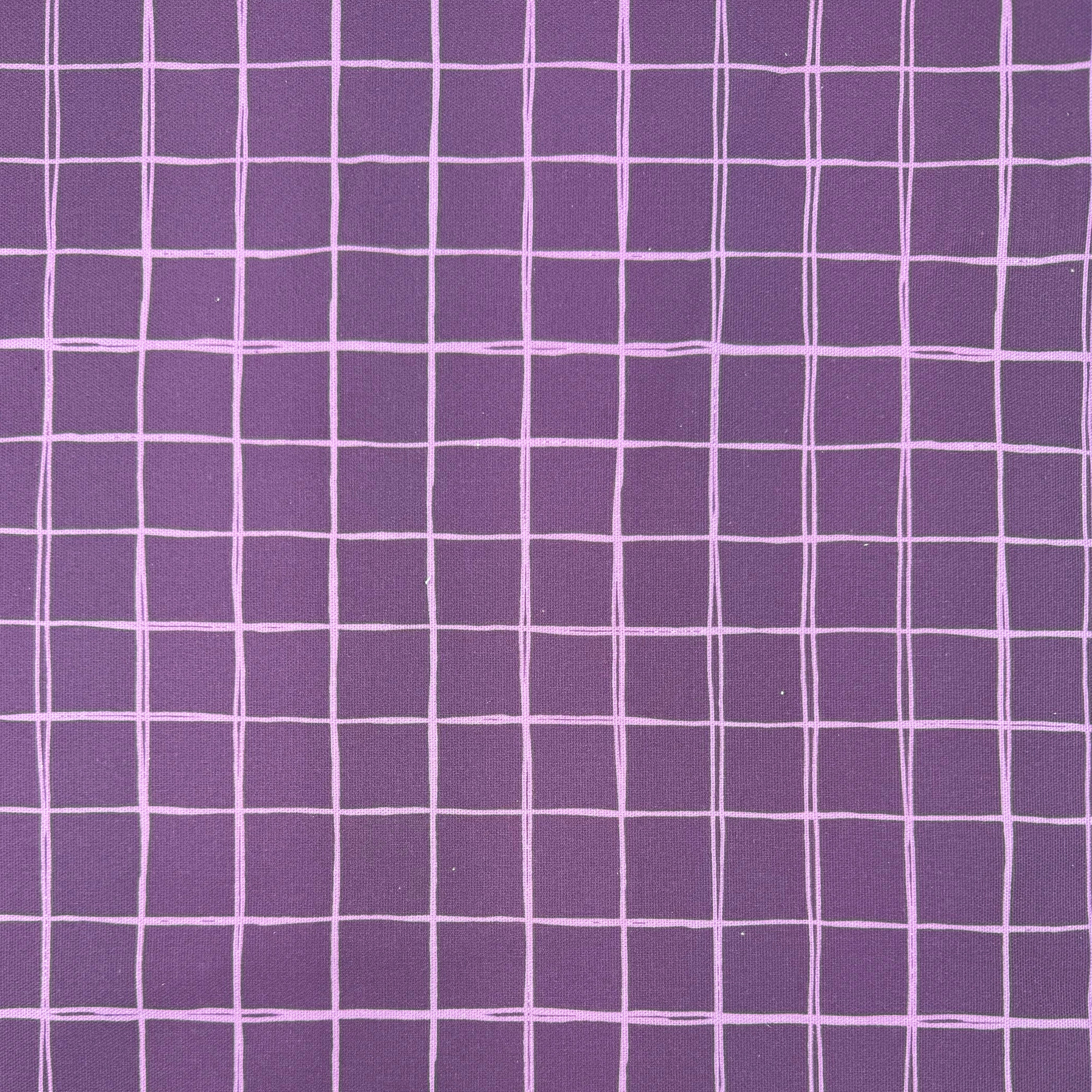 Half panama fabric printed per meter 100% cotton PILU 5 DARK
