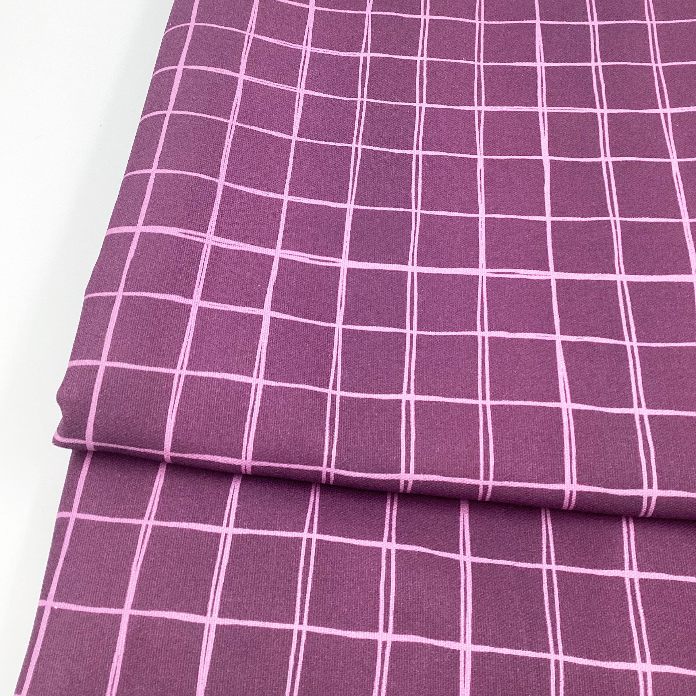 Half panama fabric printed per meter 100% cotton PILU 5 DARK