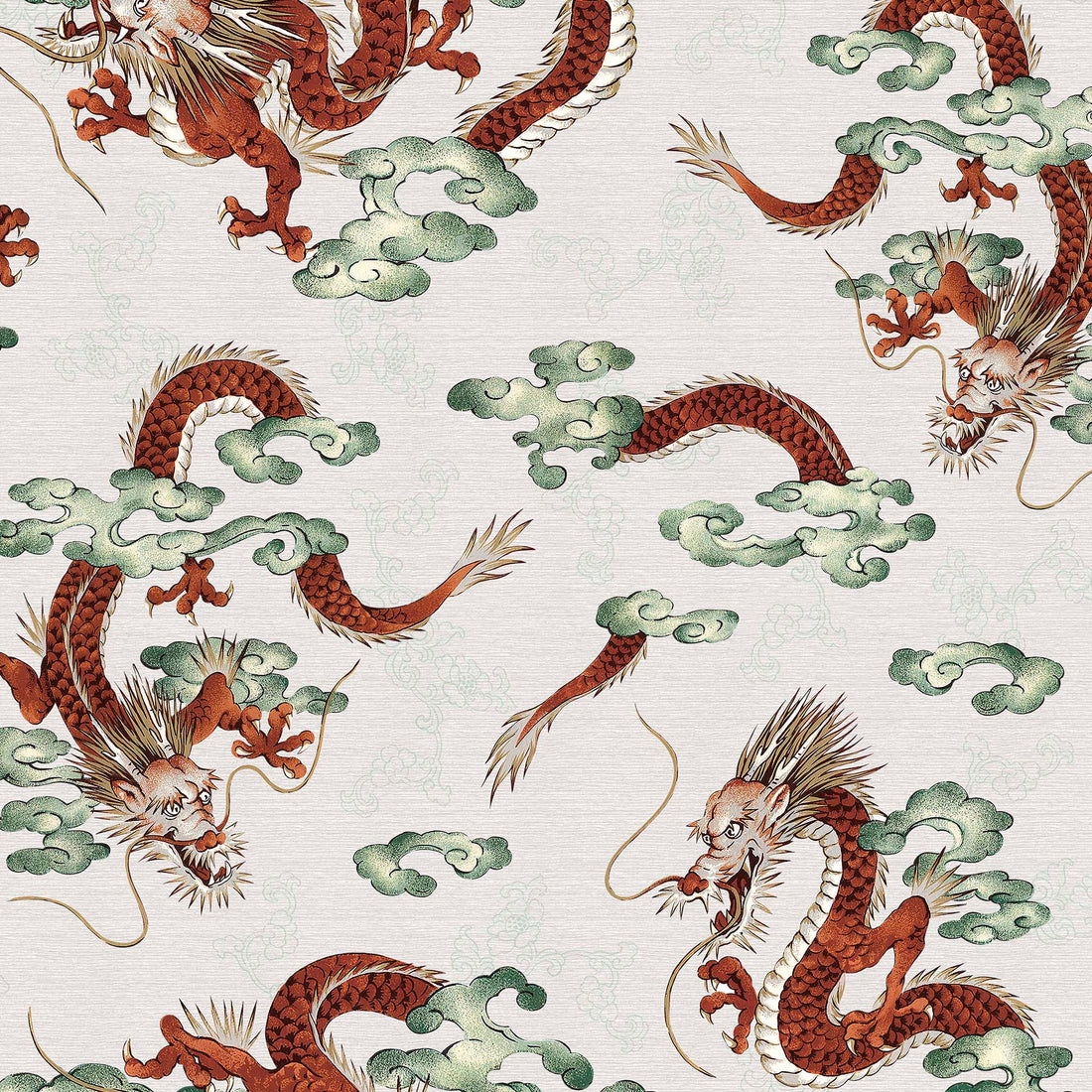 Half panama fabric printed per meter 100% cotton SAIKO 2