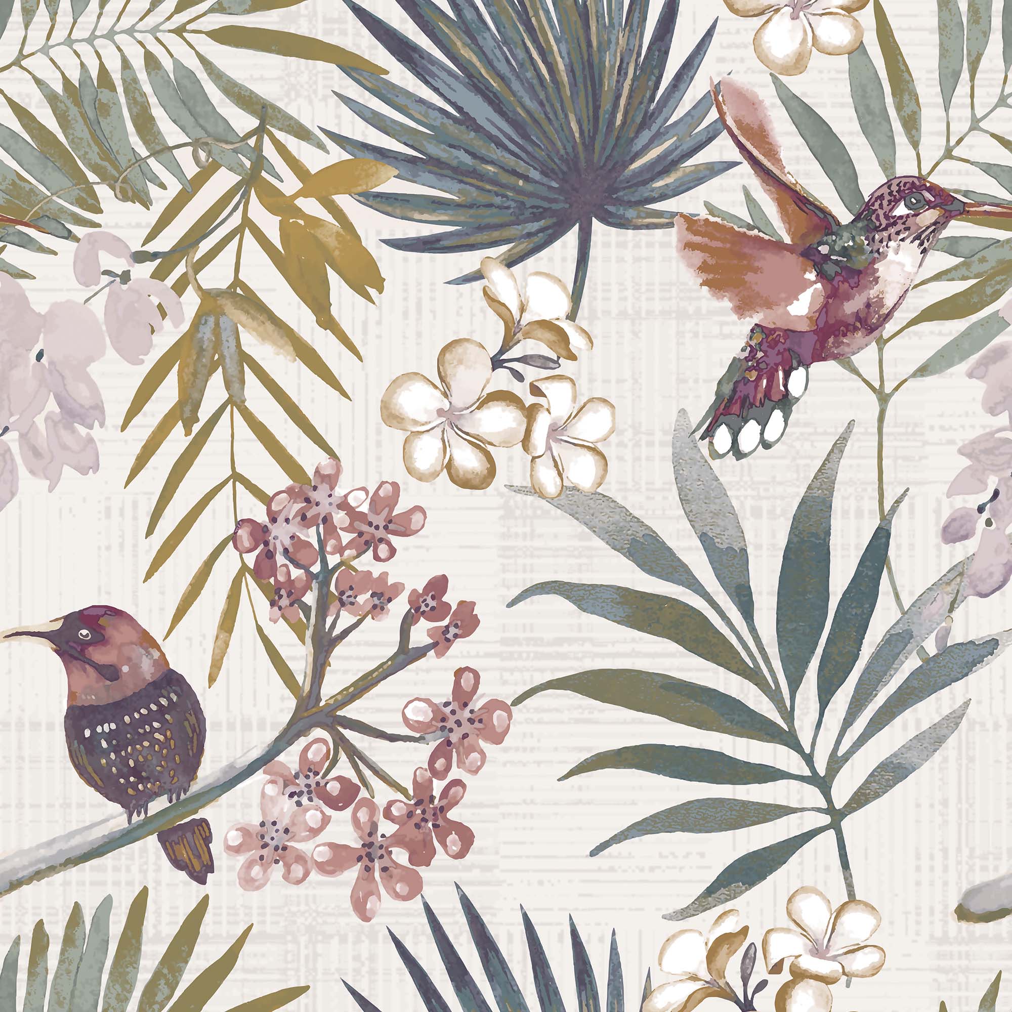 Half panama fabric printed per meter 100% cotton SARALA 1