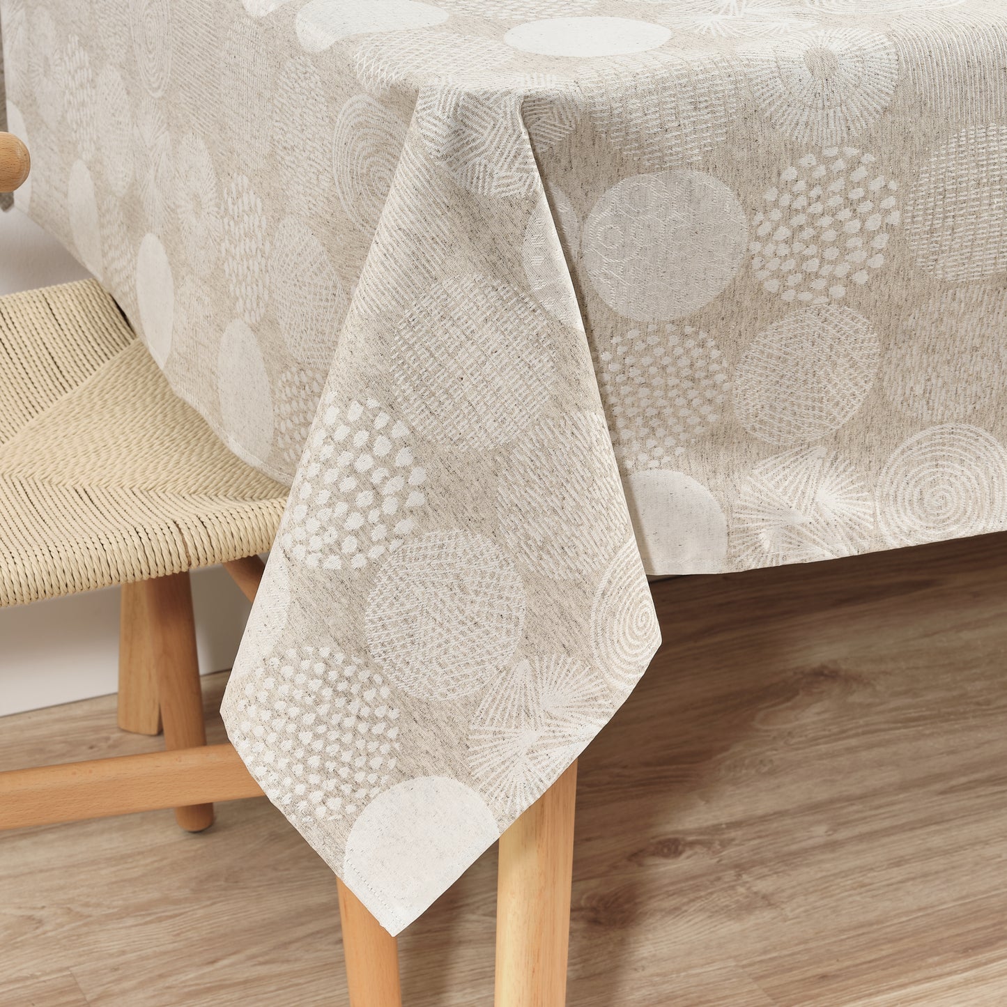 Acacia 3115 Linen jacquard stain-resistant tablecloth