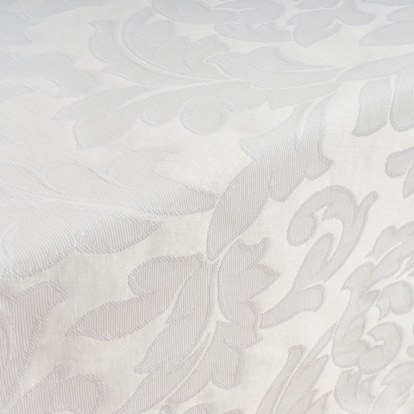 Mantel antimanchas jacquard Acacia 3233 Blanco