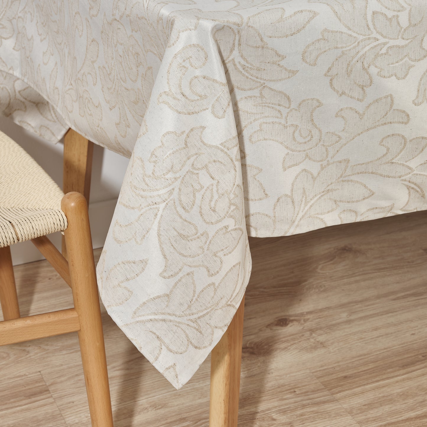 Acacia 3233 Linen jacquard stain-resistant tablecloth