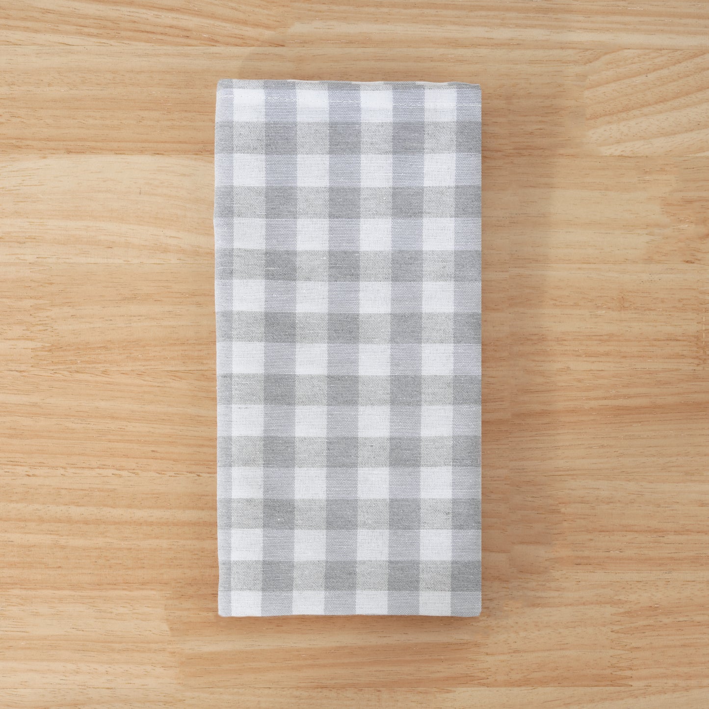 Pack 6 unidades servilletas Vichy Gris Claro - 45x45 cm