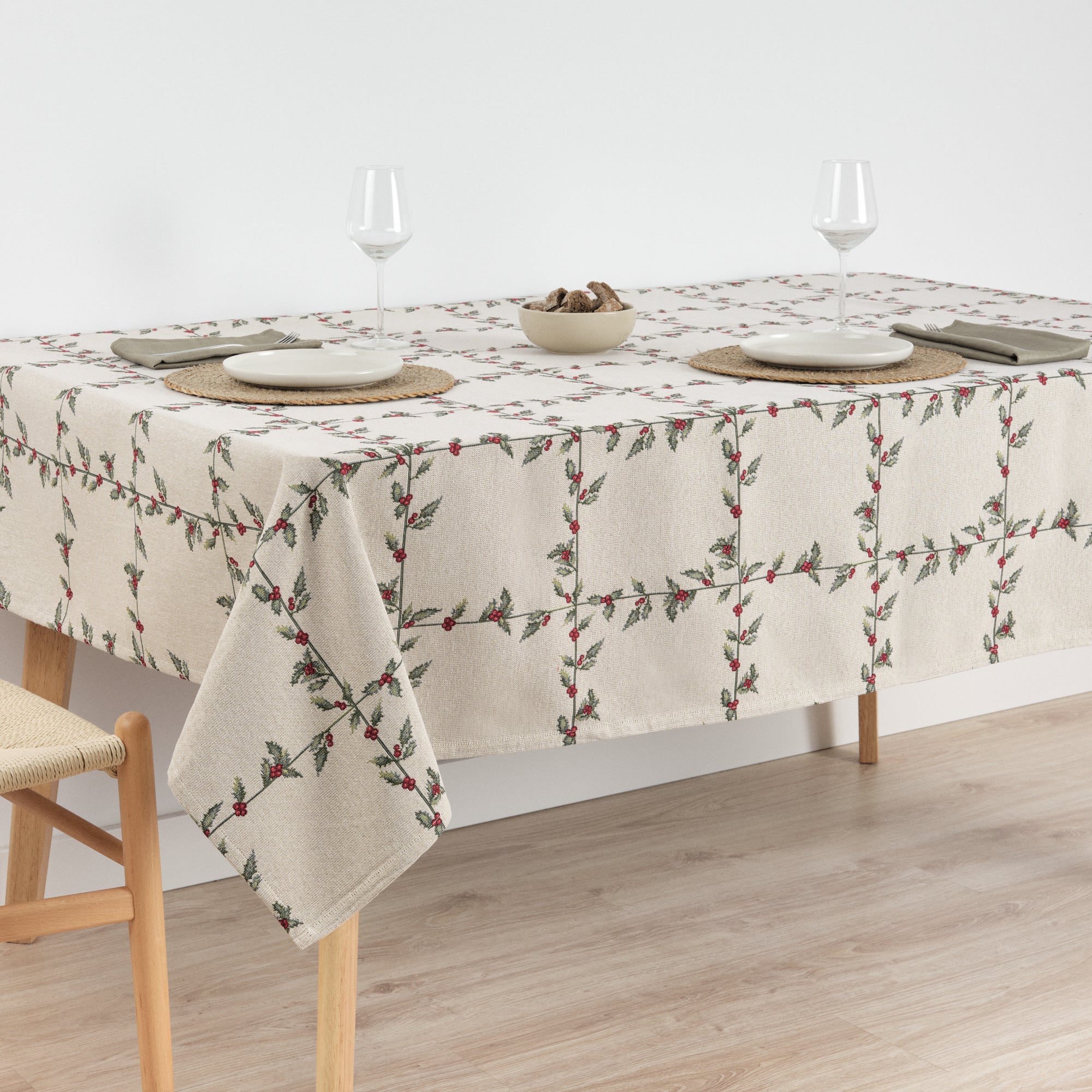 Mantel antimanchas premium jacquard 33711B