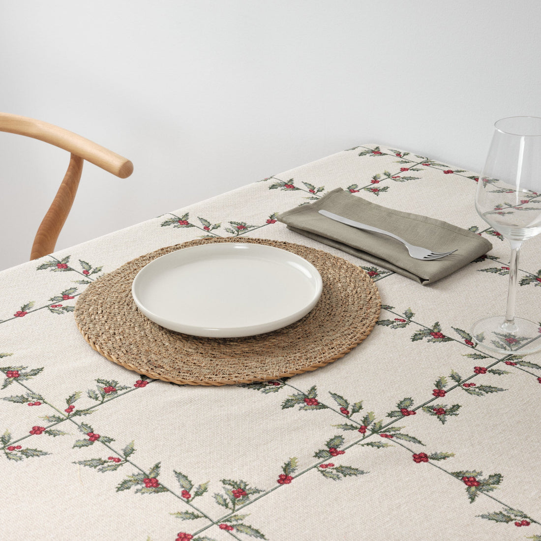 Mantel antimanchas premium jacquard 33711B