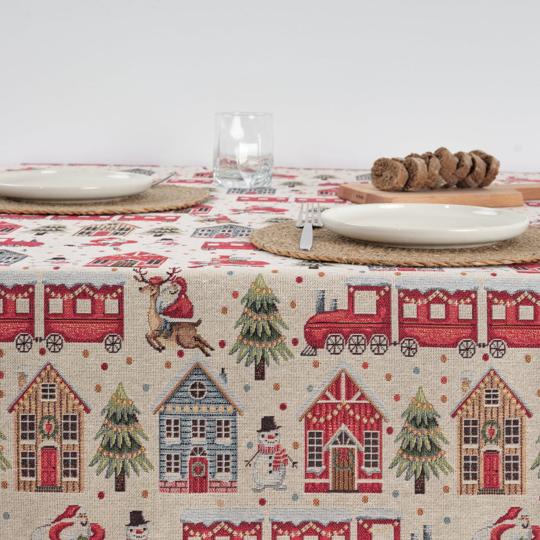 Mantel antimanchas premium jacquard 33761B