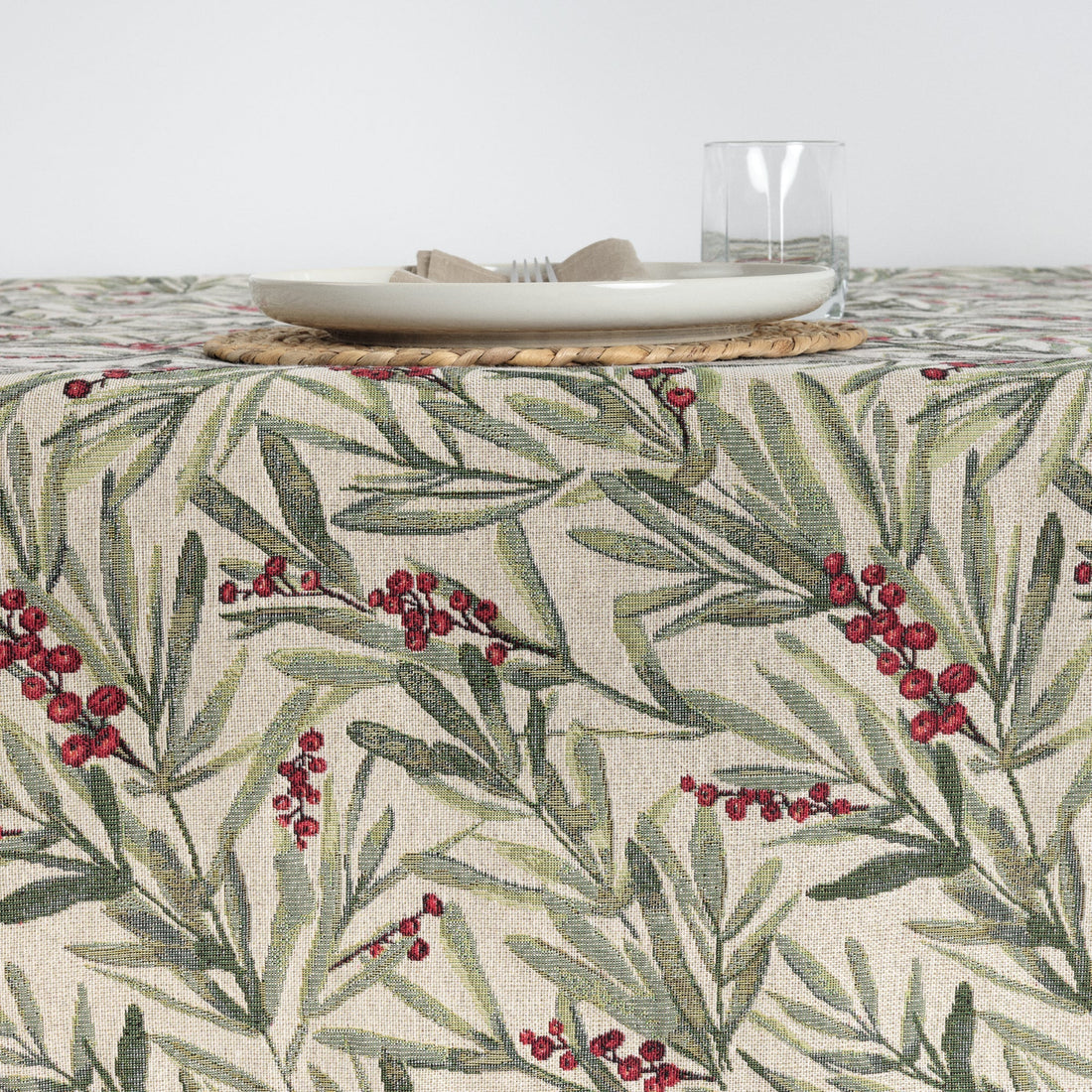 Mantel antimanchas premium jacquard 33721