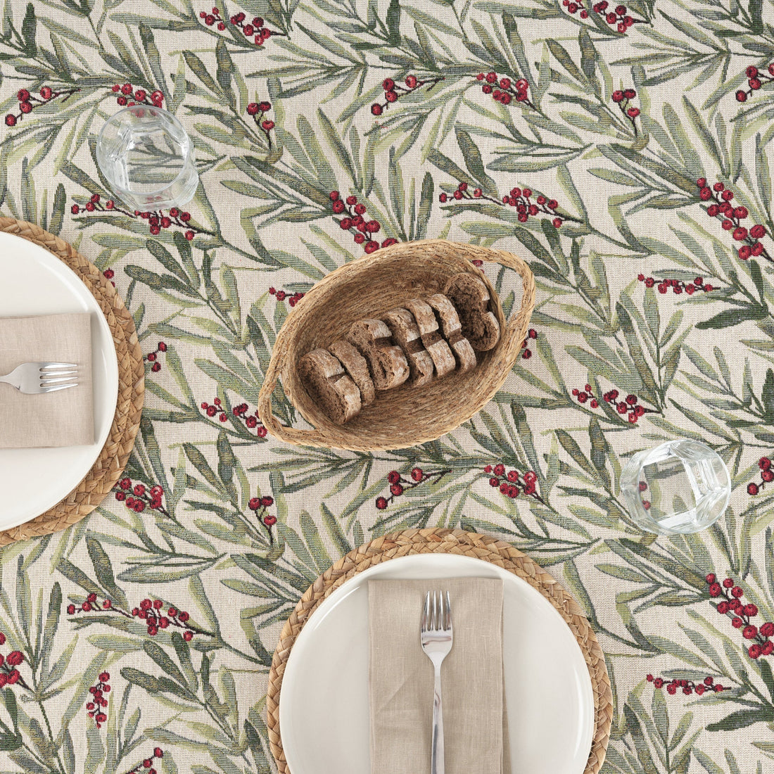 Mantel antimanchas premium jacquard 33721