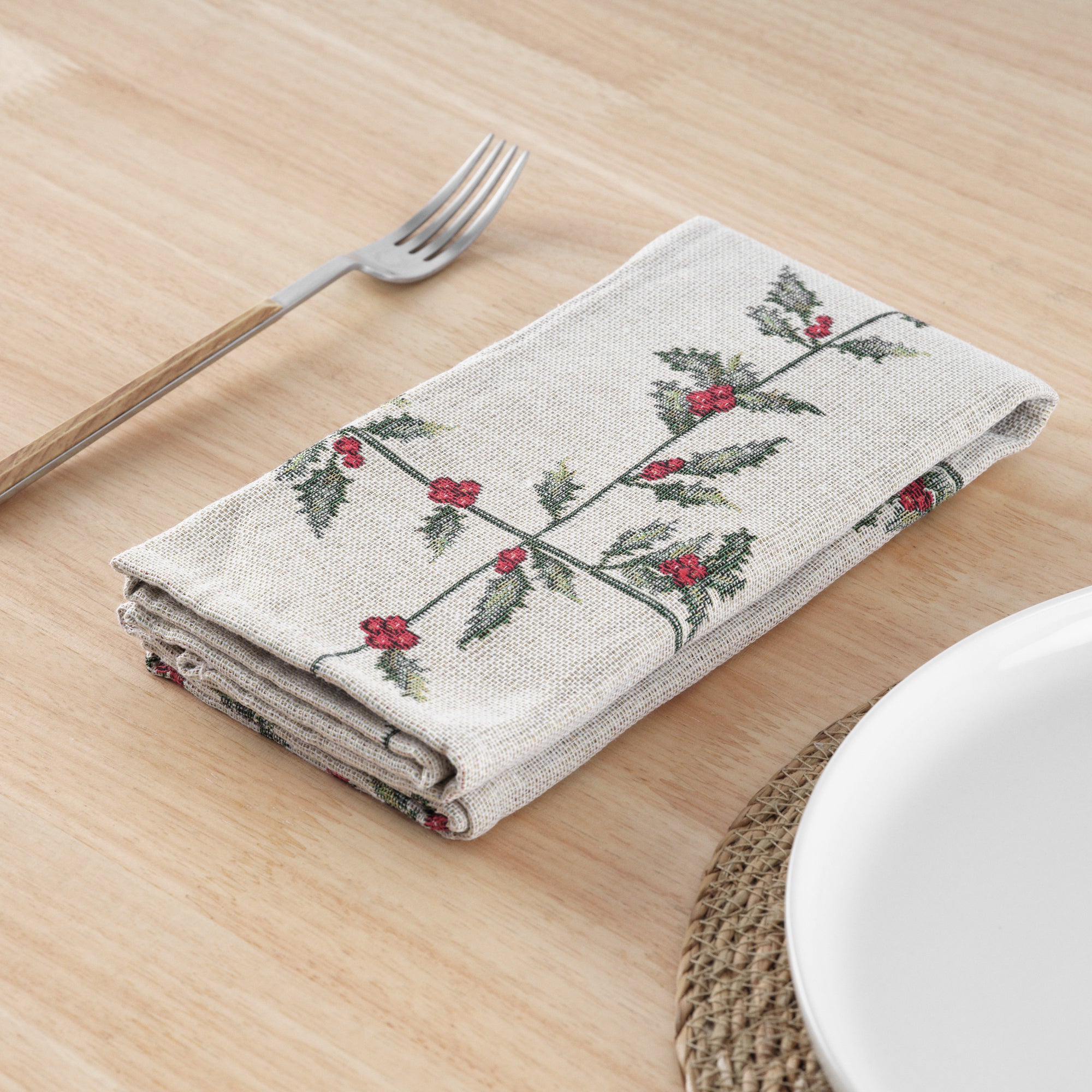 Lot de 2 serviettes jacquard 33711B 45x45 cm