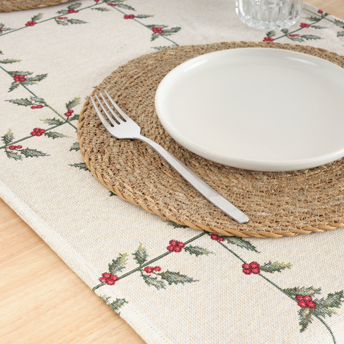 Chemin de table jacquard 33711B 45x140 cm