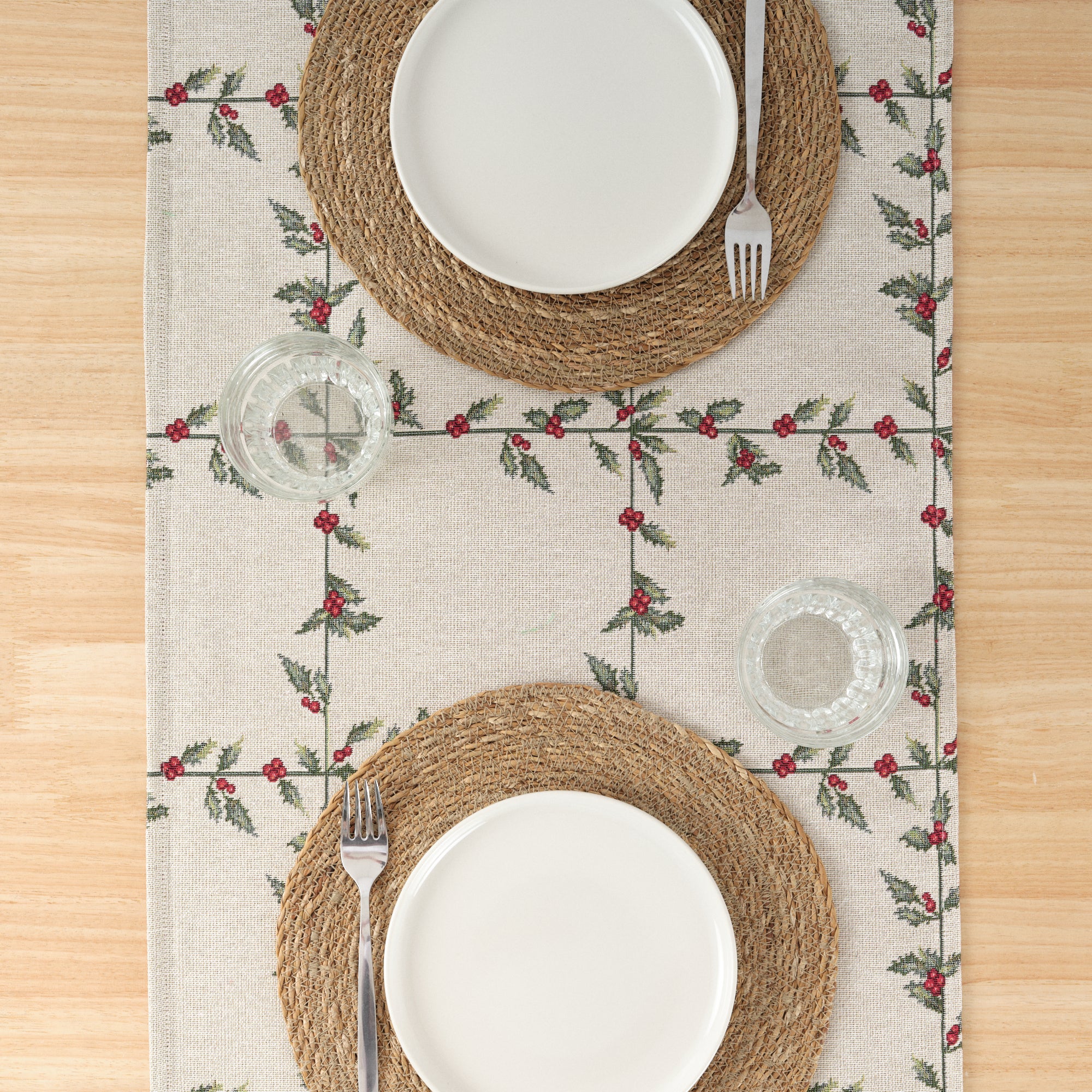 Chemin de table jacquard 33711B 45x140 cm