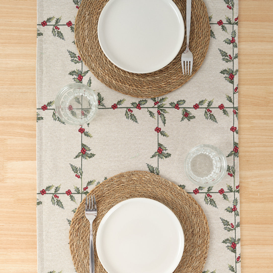 Chemin de table jacquard 33711B 45x140 cm