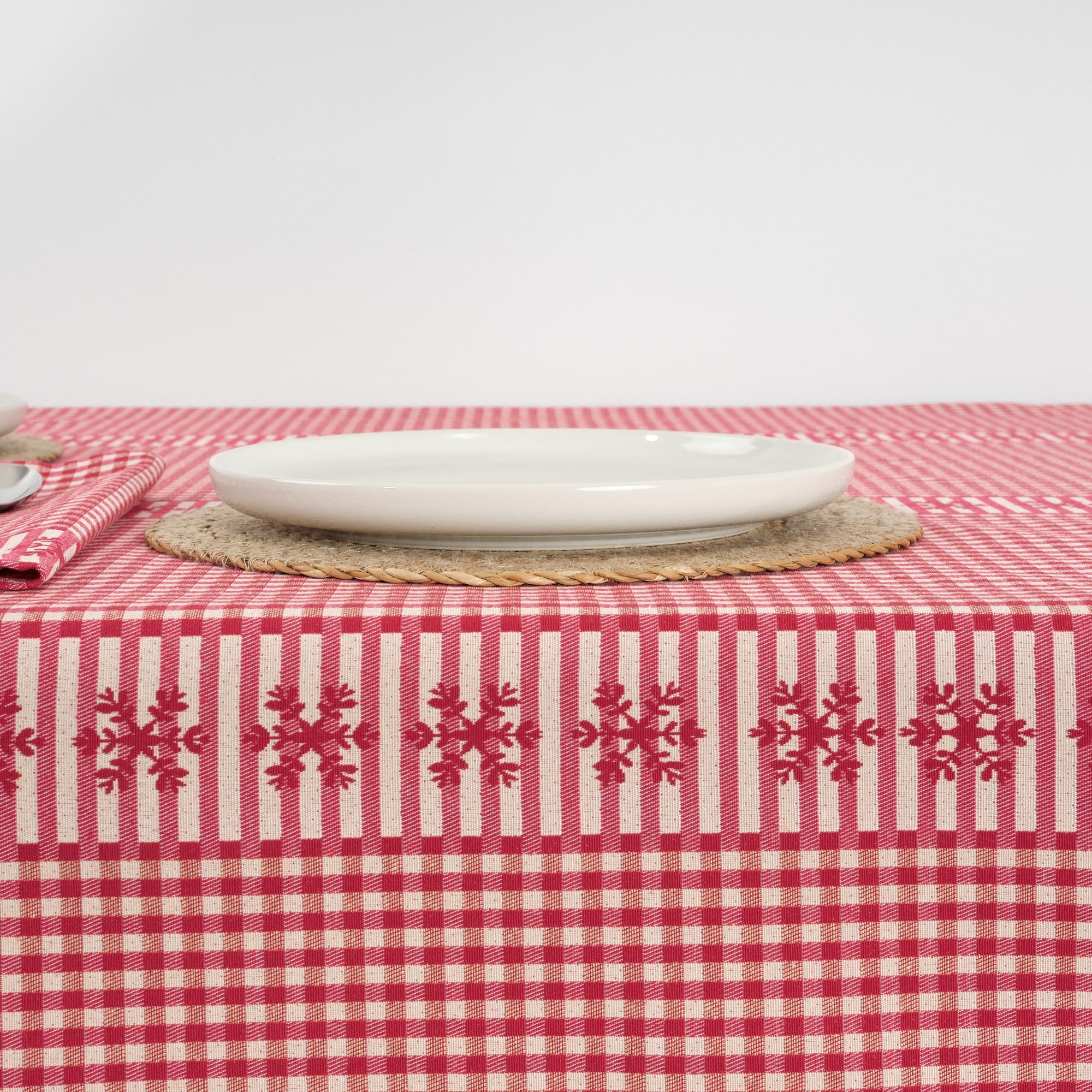 Mantel antimanchas reversible jacquard 33739B
