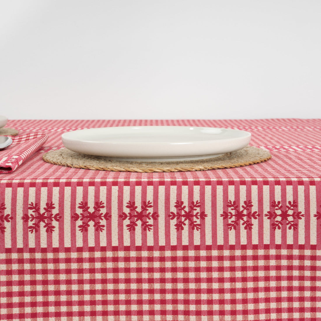 Mantel antimanchas reversible jacquard 33739B