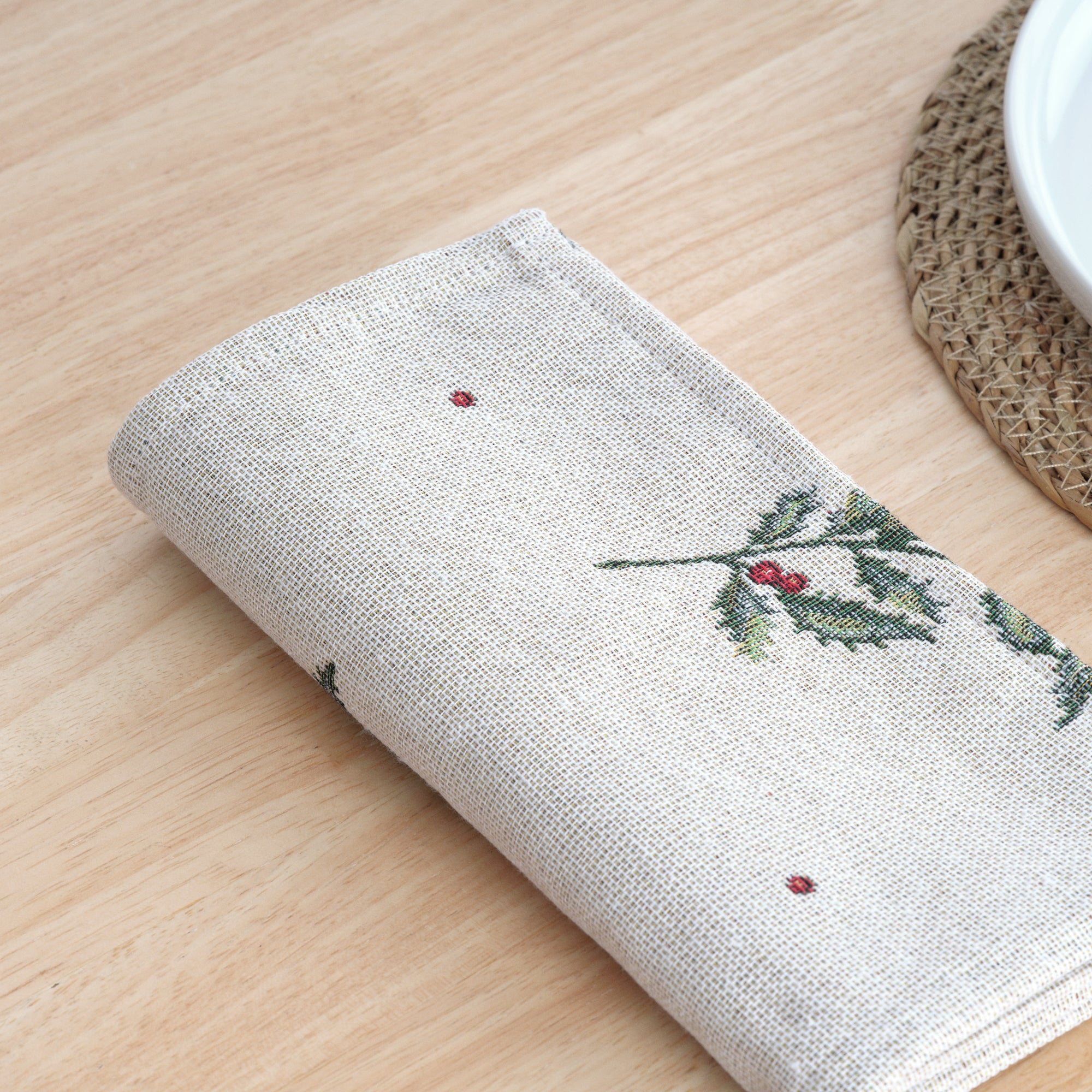 Lot de 2 serviettes jacquard 33712B 45x45 cm