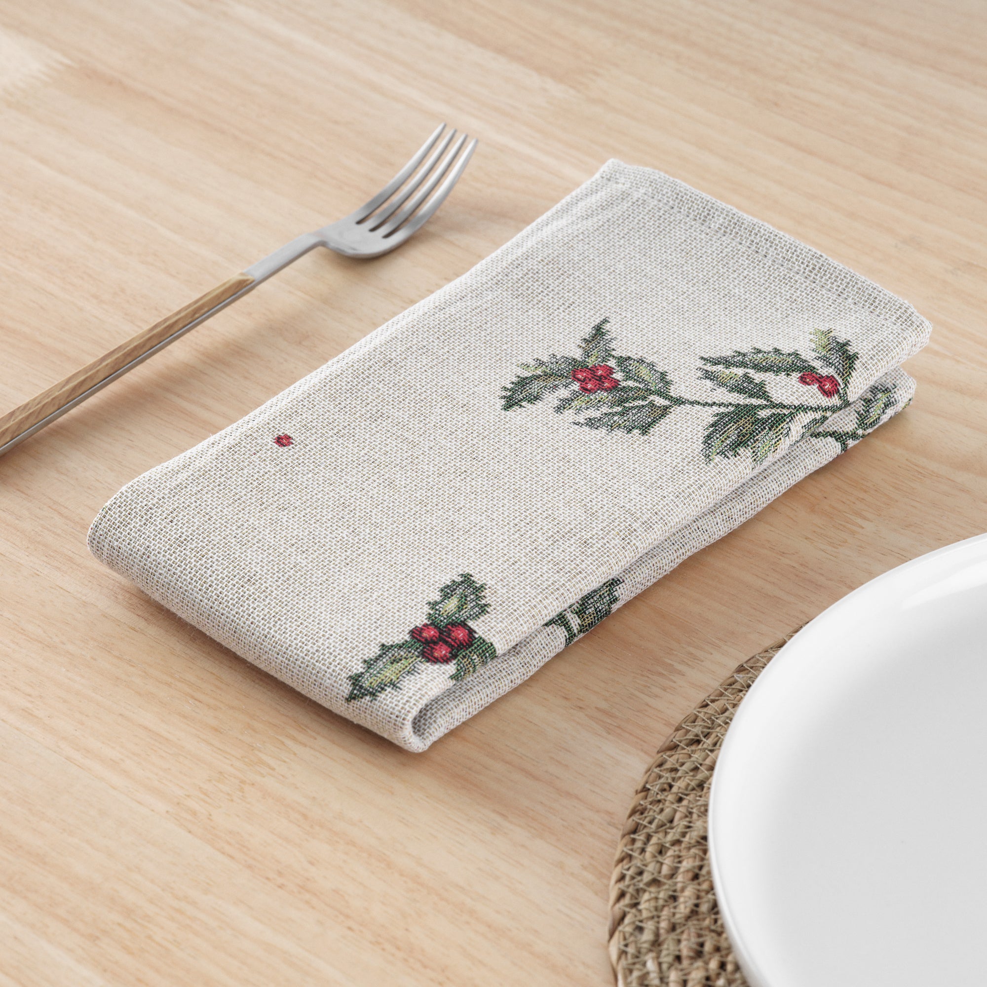 Lot de 2 serviettes jacquard 33712B 45x45 cm