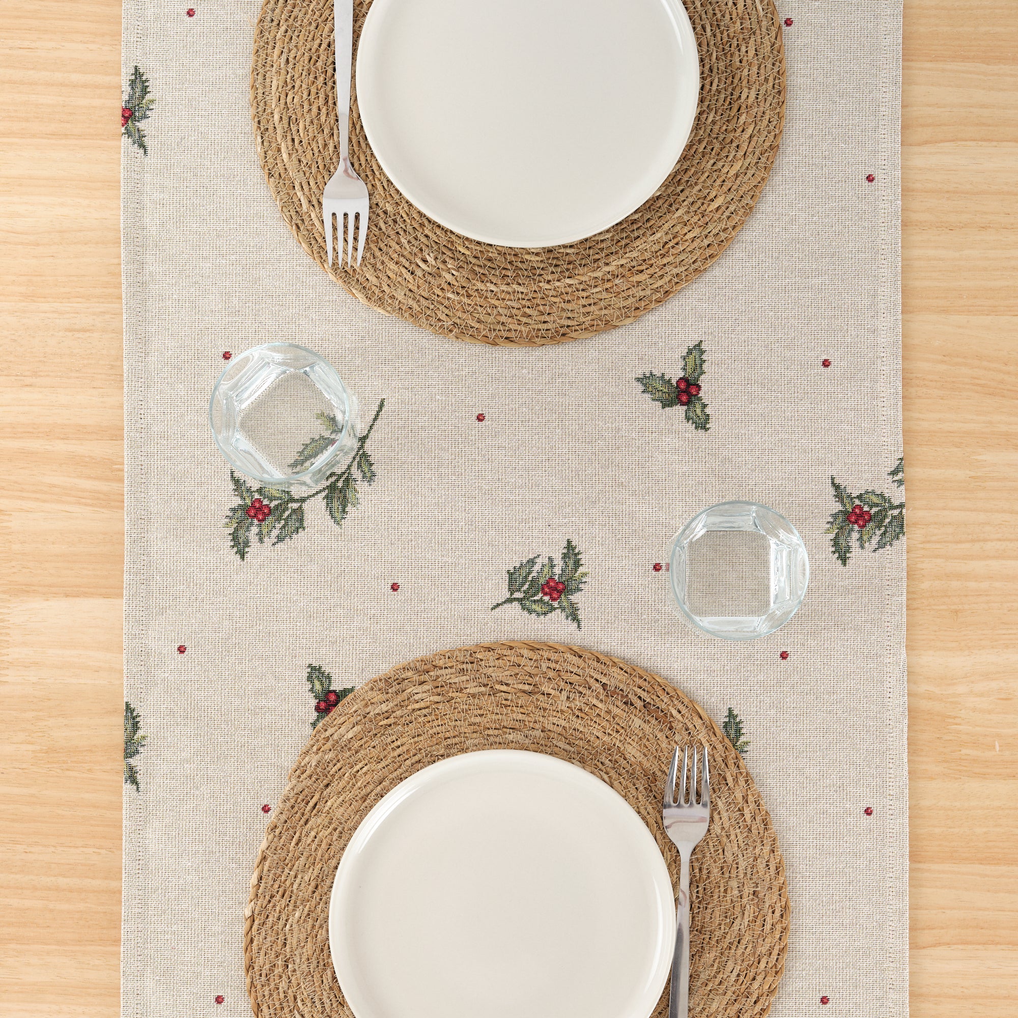 Chemin de table jacquard 33712B 45x140 cm