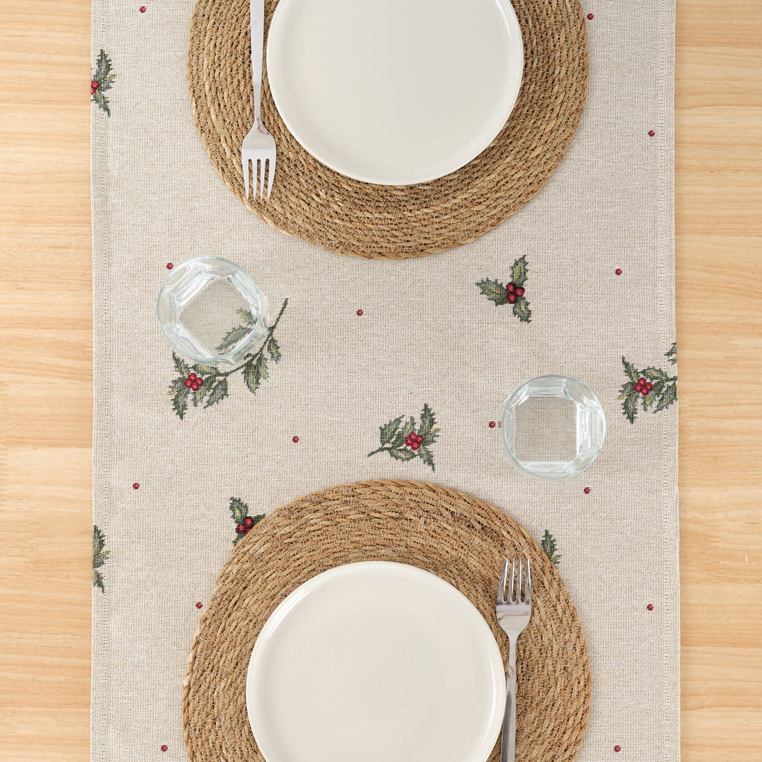 Chemin de table jacquard 33712B 45x140 cm