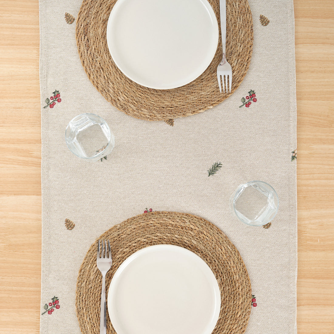 Camino de mesa jacquard 33713B 45x140 cm