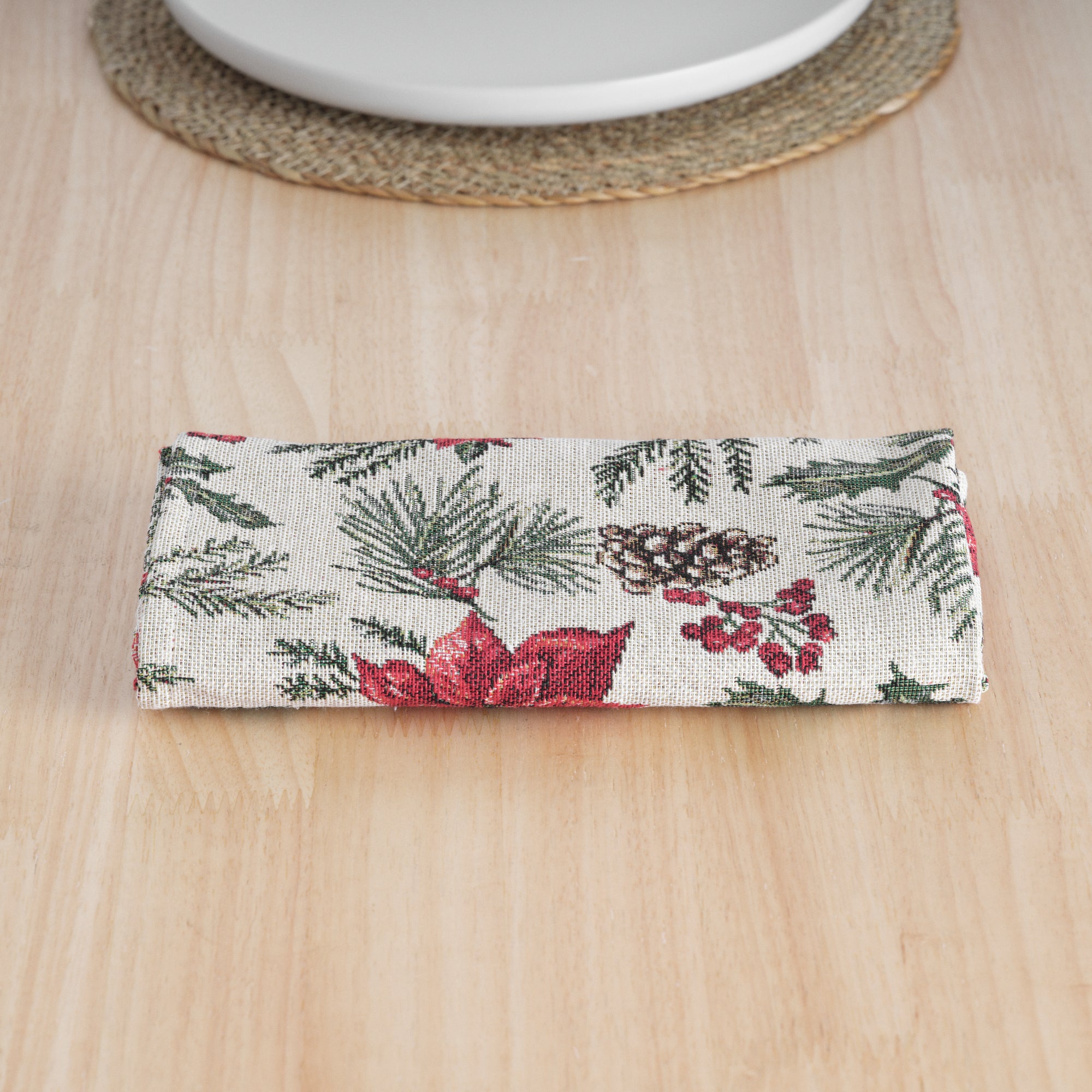 Pack of 2 jacquard napkins 33720 45x45 cm