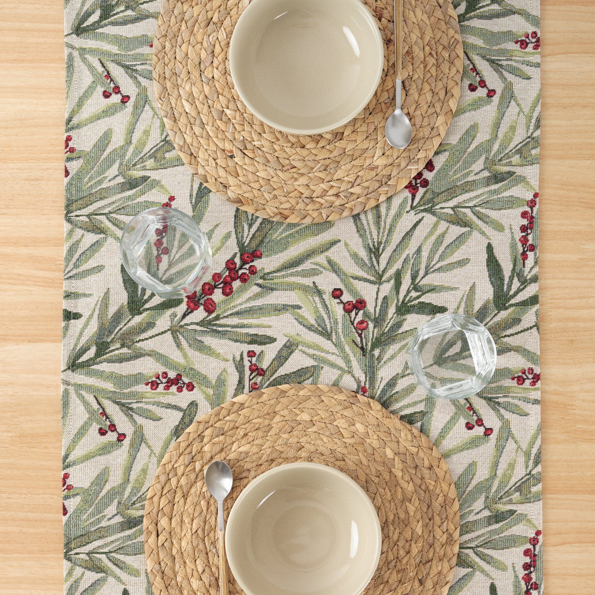 Chemin de table jacquard 33721 45x140 cm