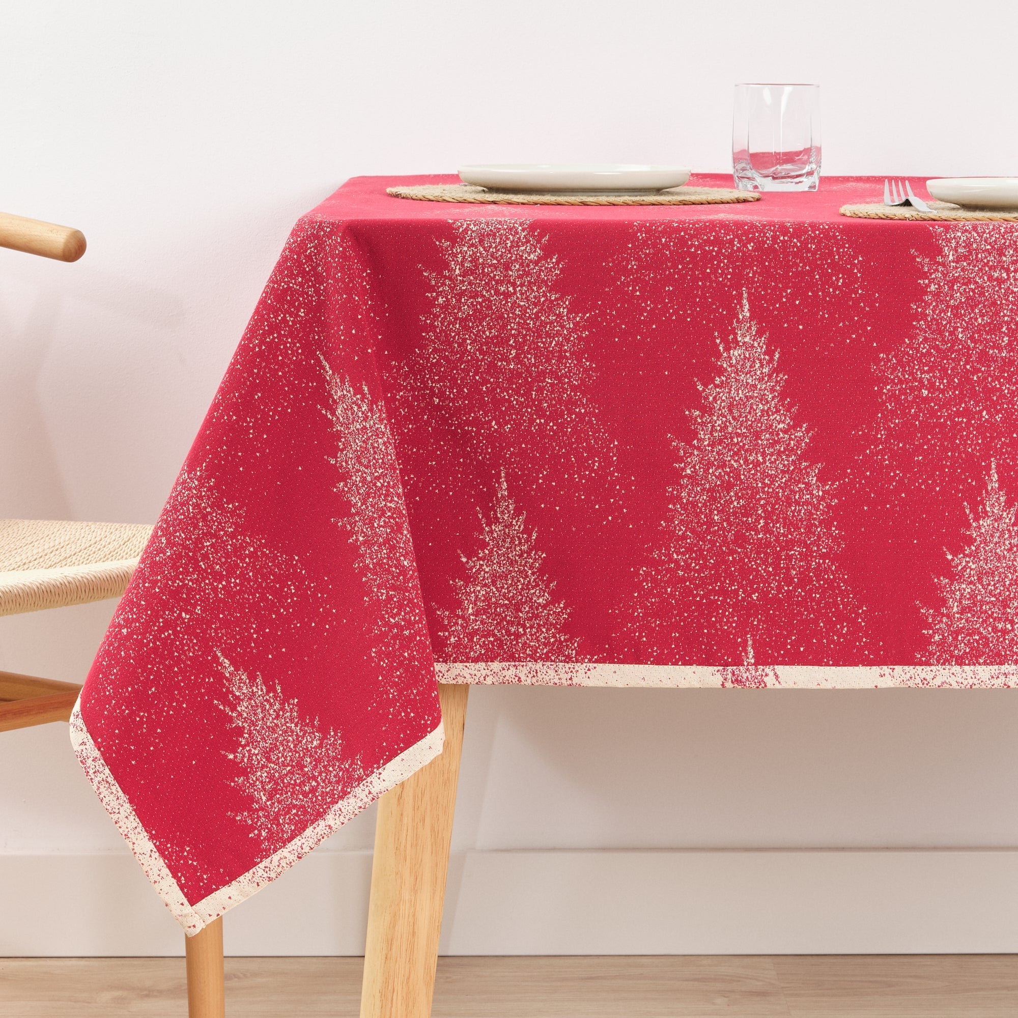 Mantel antimanchas reversible jacquard 33740