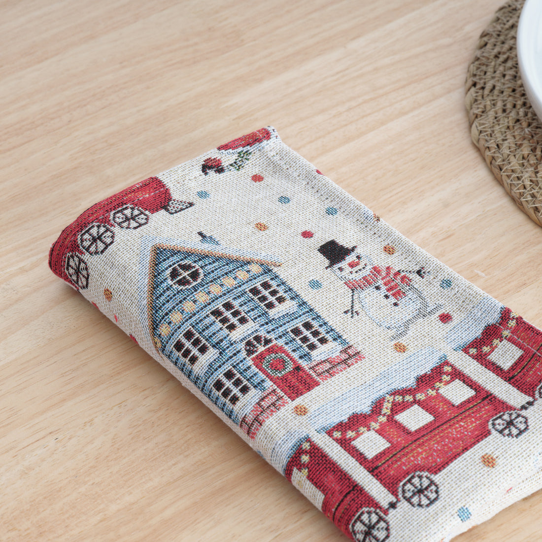 Pack of 2 units jacquard napkin 33761B 45x45 cm