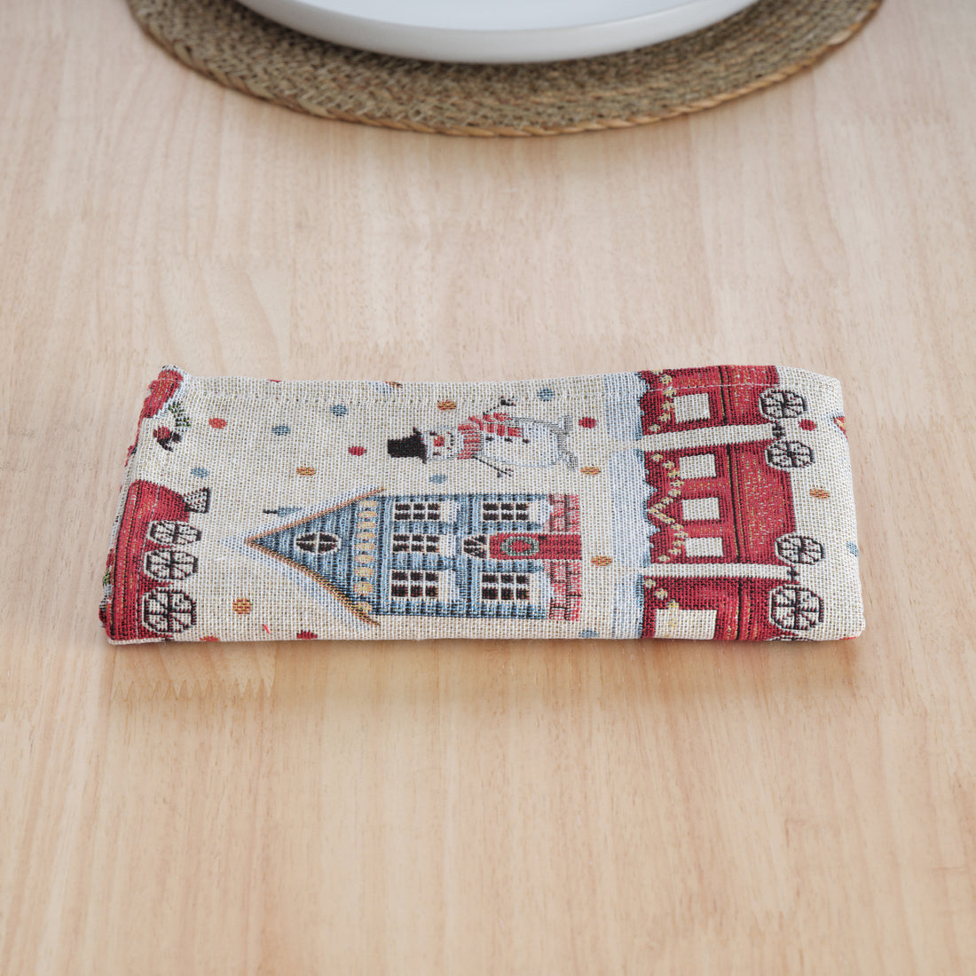 Pack of 2 units jacquard napkin 33761B 45x45 cm