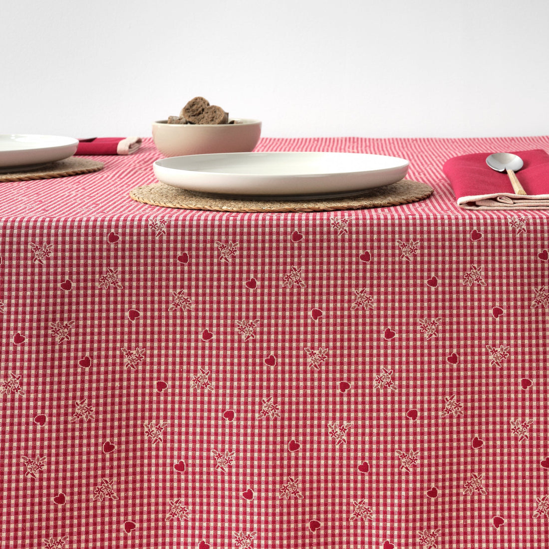 Nappe jacquard réversible antitache 33785