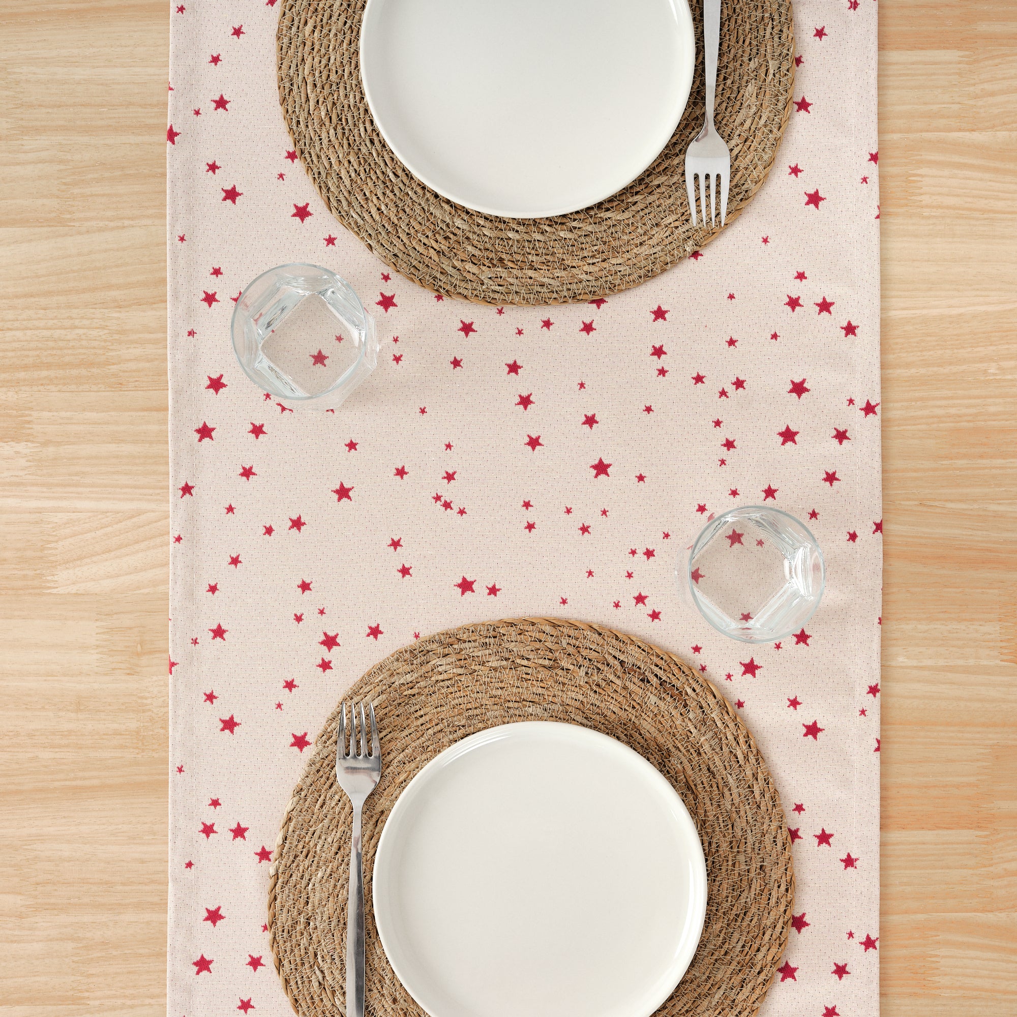 Chemin de table jacquard réversible 33741 45x140 cm
