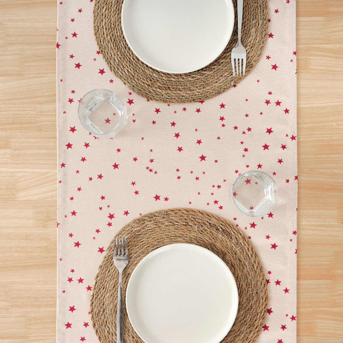 Chemin de table jacquard réversible 33741 45x140 cm