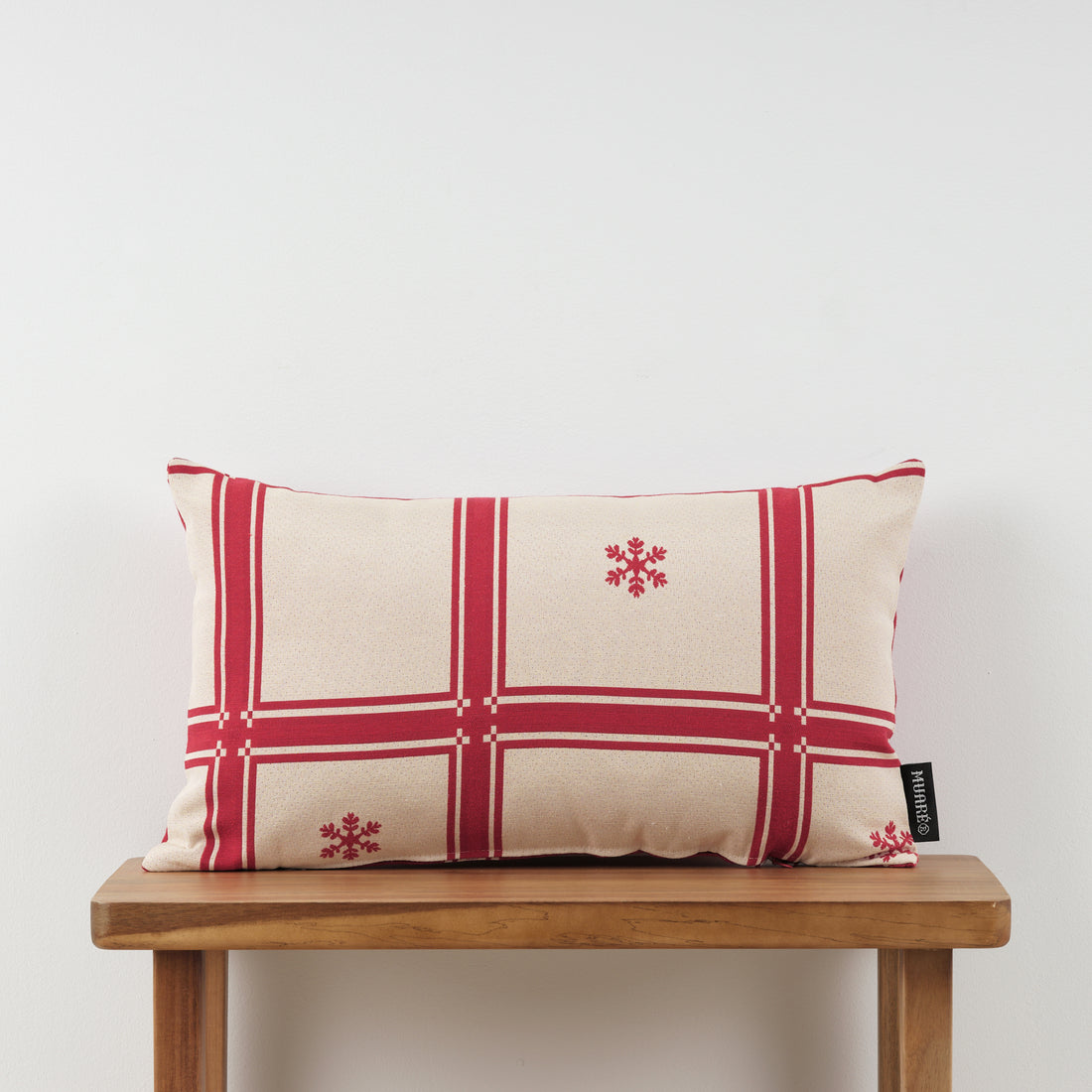 Funda de cojín jacquard reversible 30x50 cm 33742E