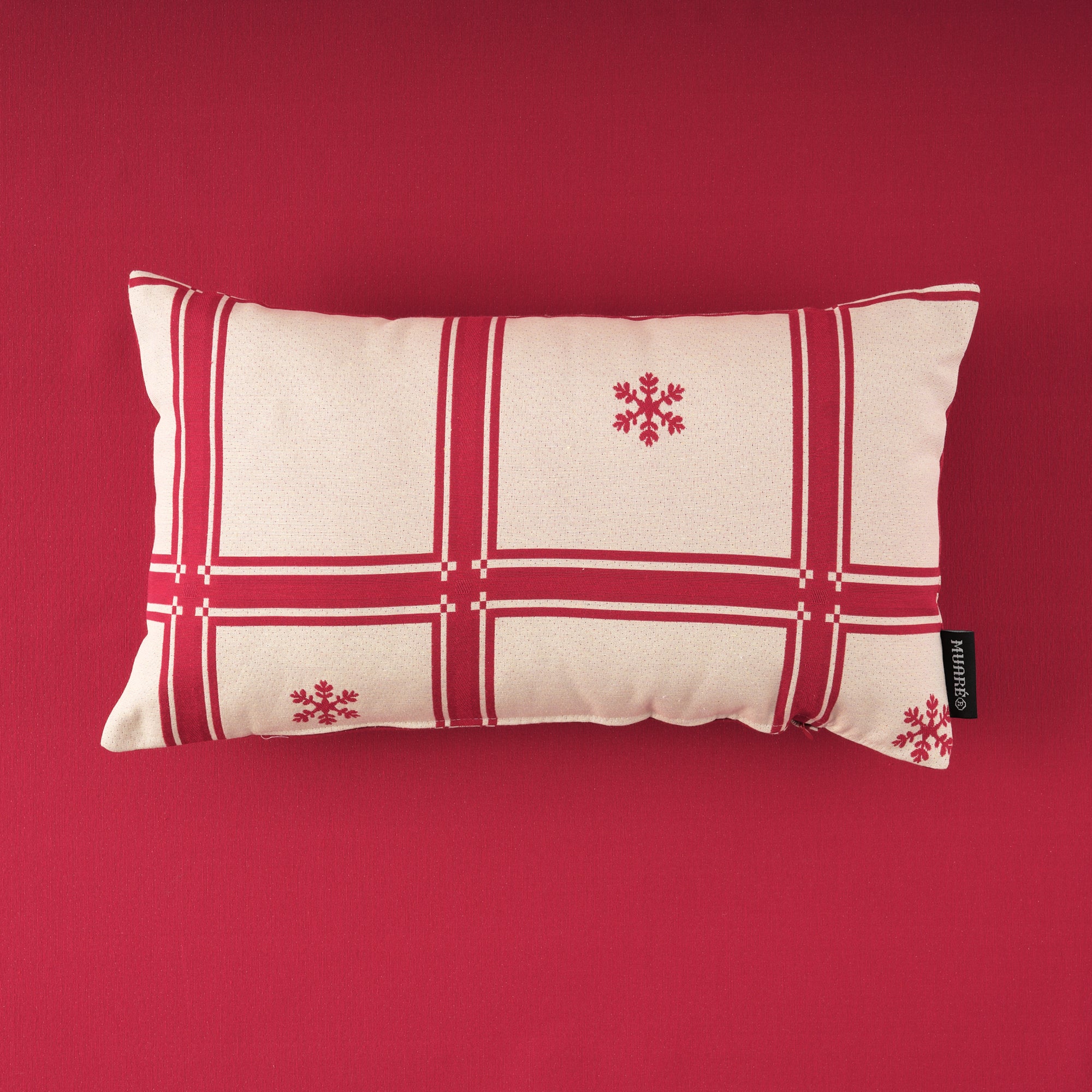 Funda de cojín jacquard reversible 30x50 cm 33742E