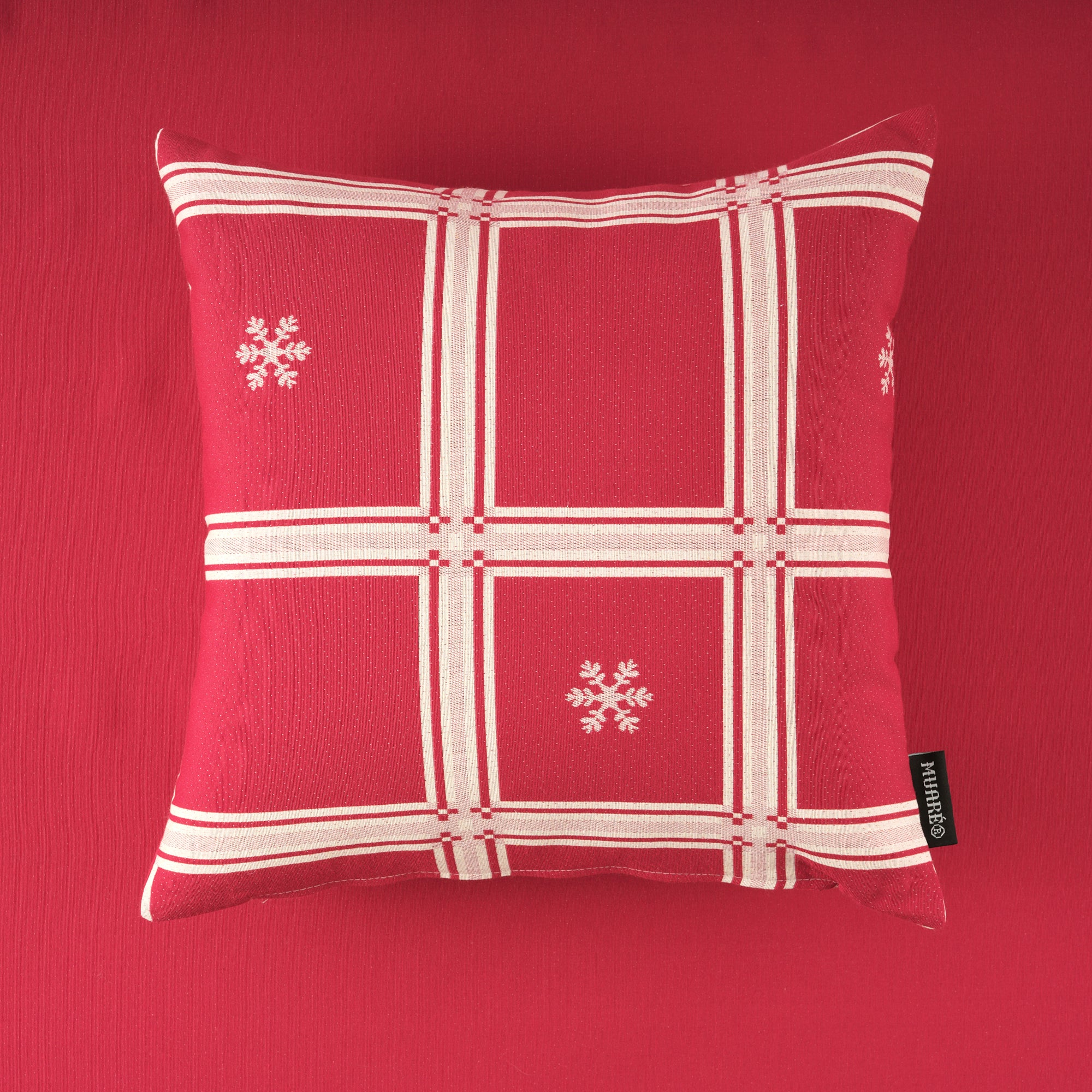 Funda de cojín jacquard reversible 45x45 cm 33742E