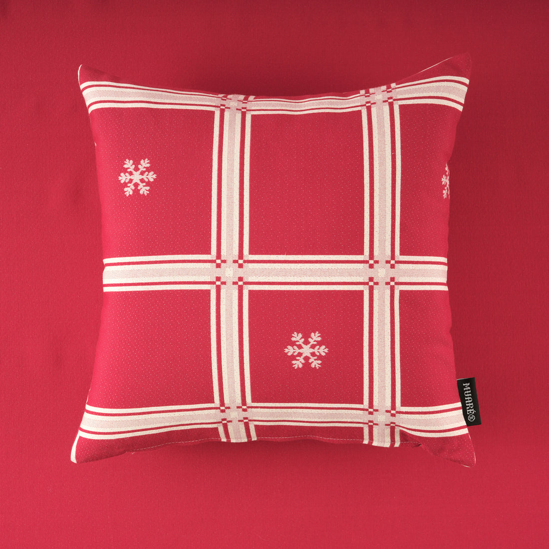 Funda de cojín jacquard reversible 45x45 cm 33742E