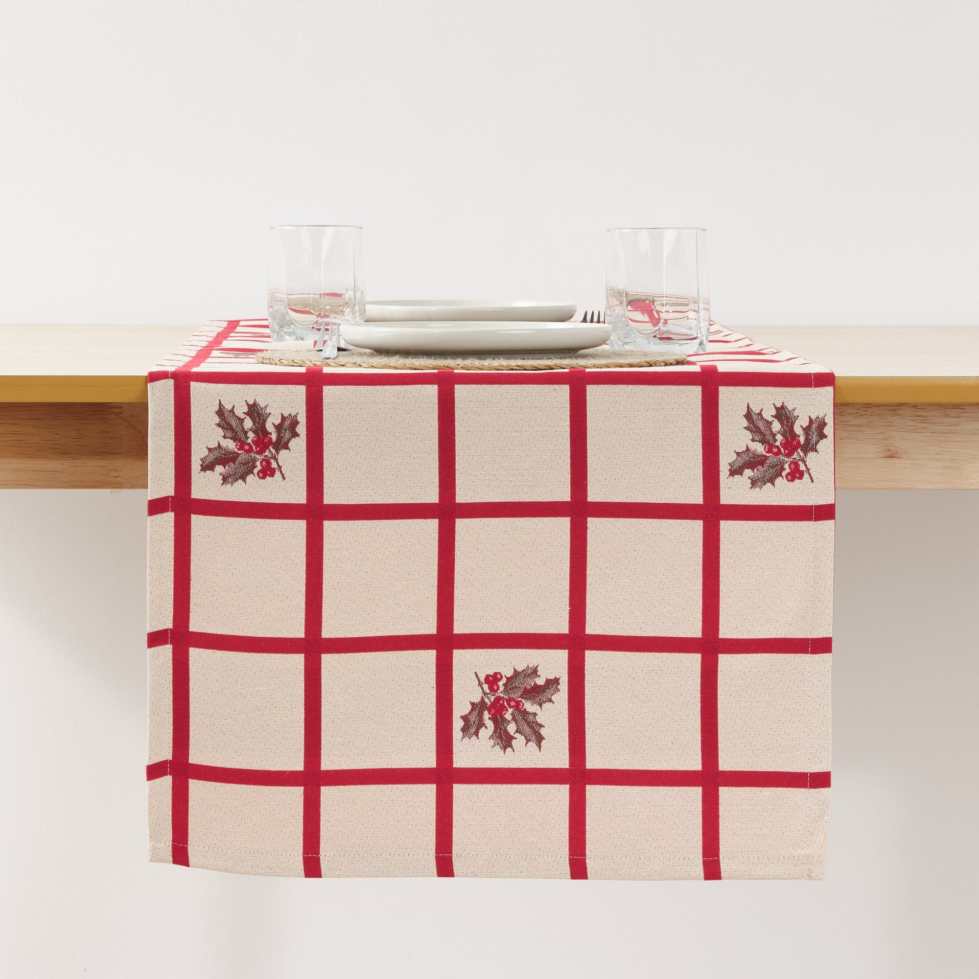 Chemin de table jacquard 33744B 45x140 cm