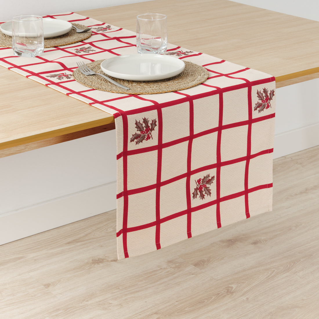 Chemin de table jacquard 33744B 45x140 cm