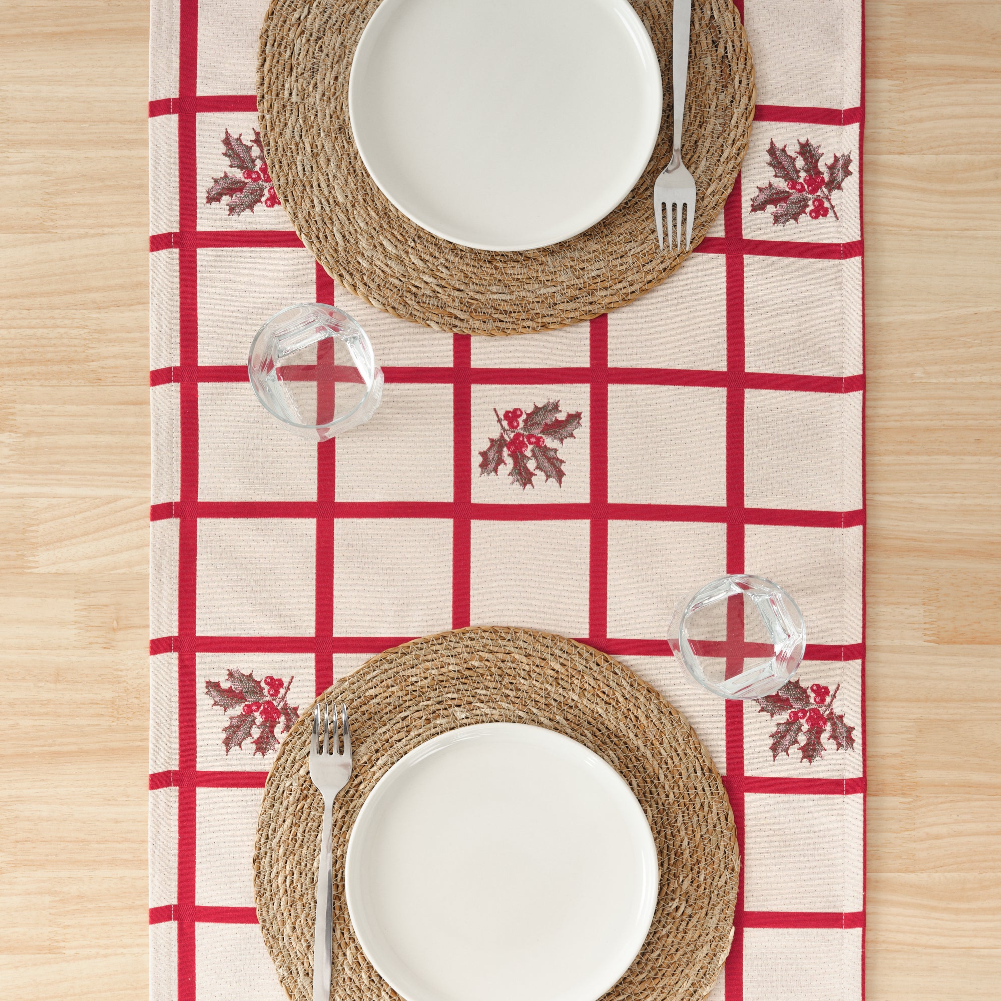 Chemin de table jacquard 33744B 45x140 cm