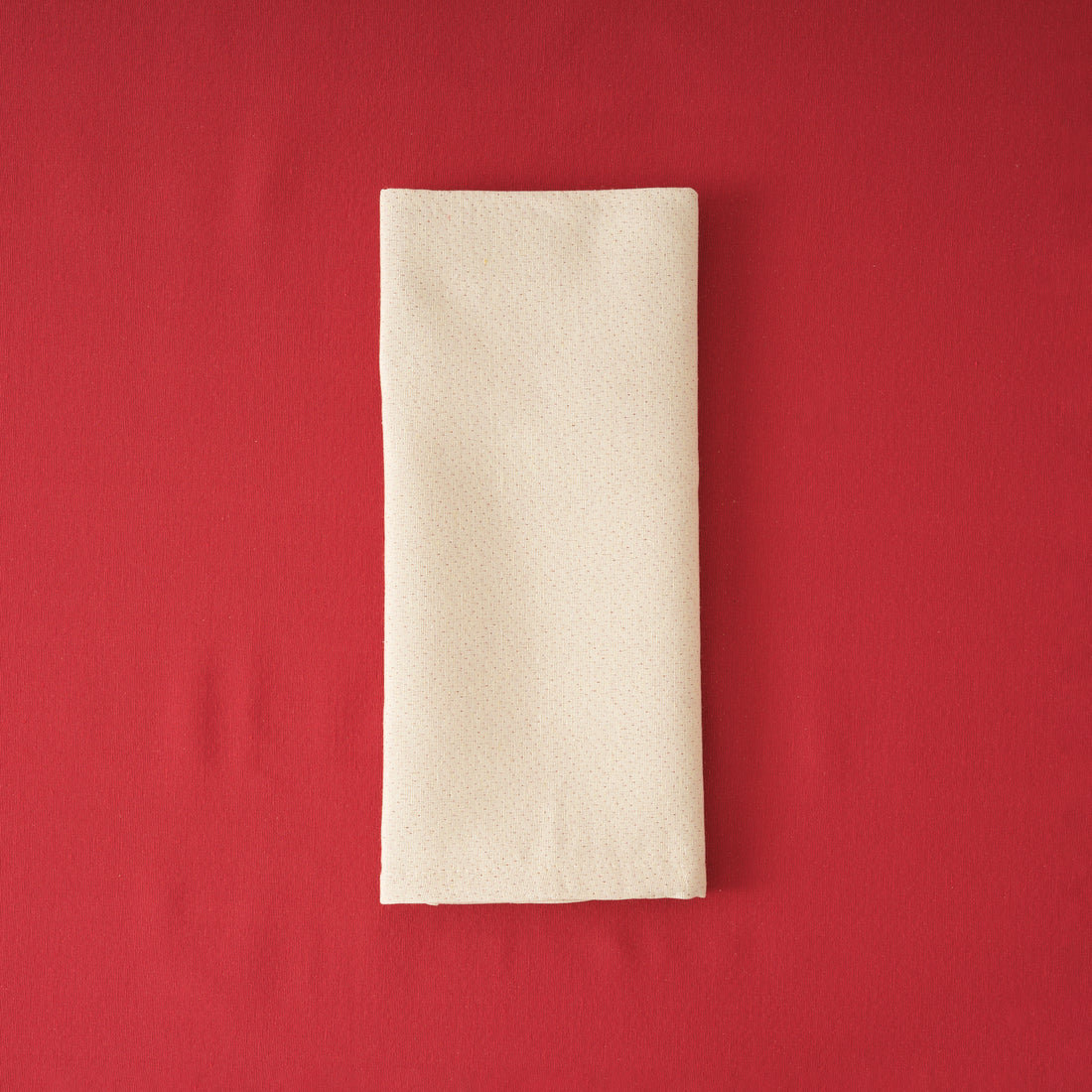 Pack de 2 unidades servilleta jacquard reversible LISO ROJO 45x45 cm