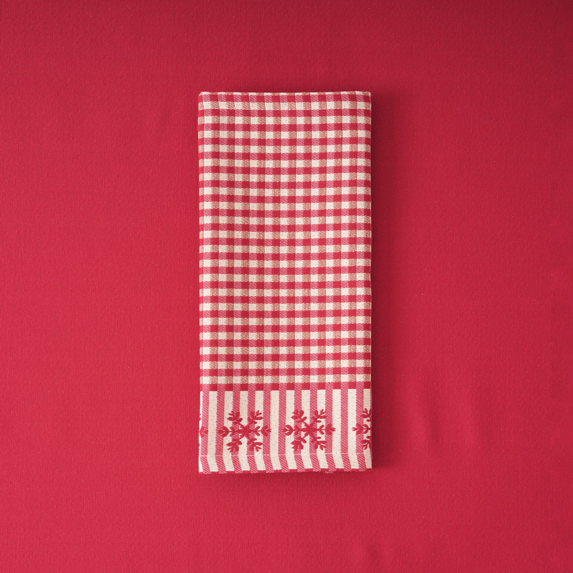 Lot de 2 serviettes jacquard réversibles 33739B 30x40 cm