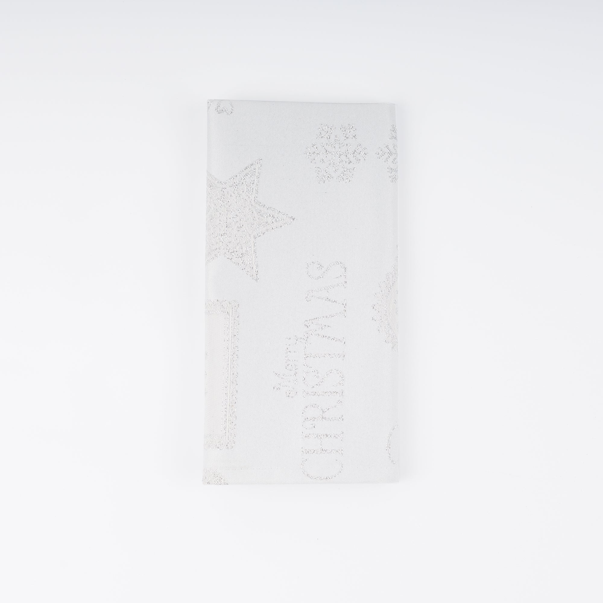 Paquet de 2 unités serviette jacquard fil argent PSC4732A 45x45 cm