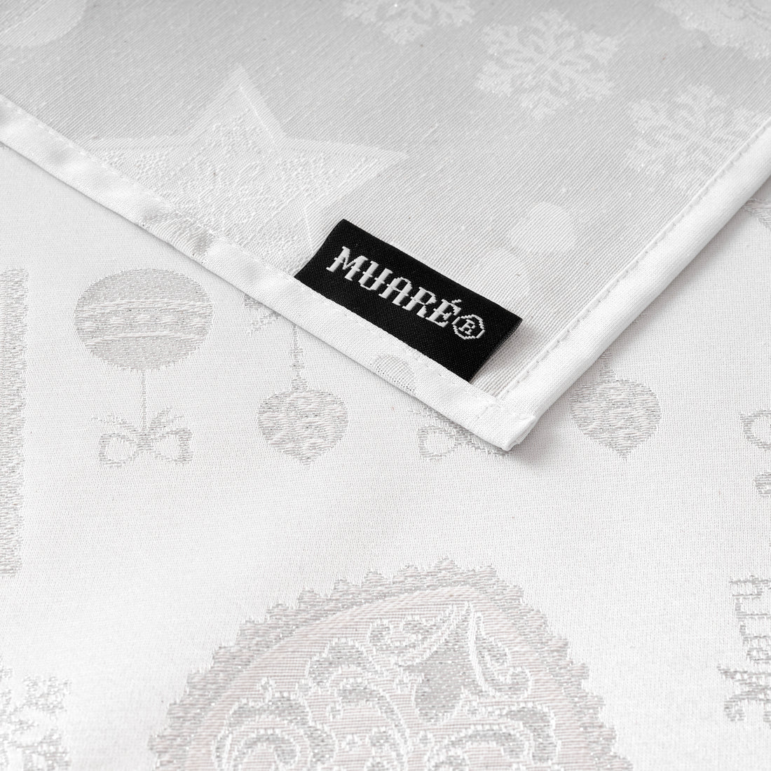 Camino de mesa jacquard hilo plateado PSC4732A 45x140 cm