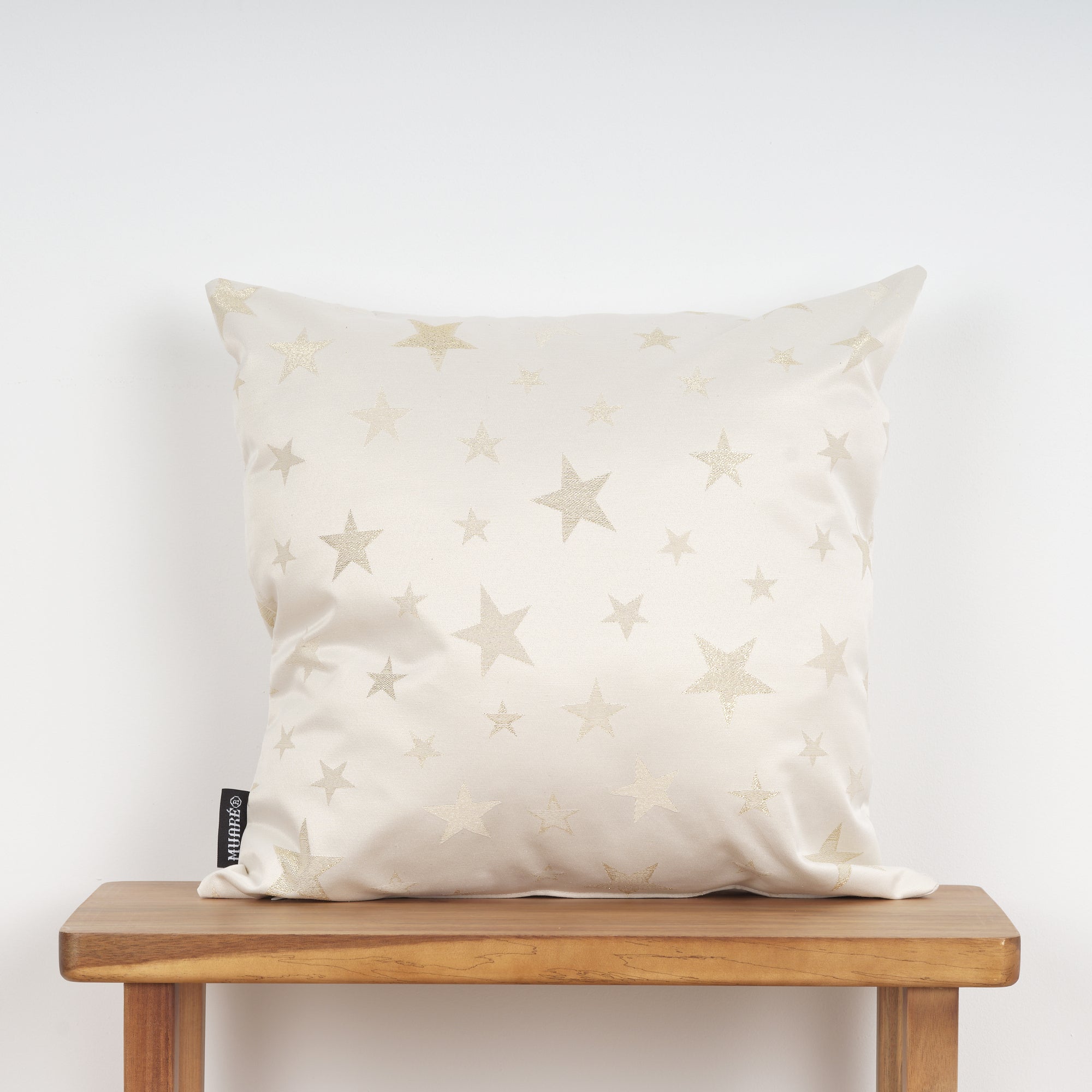 Funda de cojín jacquard hilo dorado 45x45 cm PSC4736A